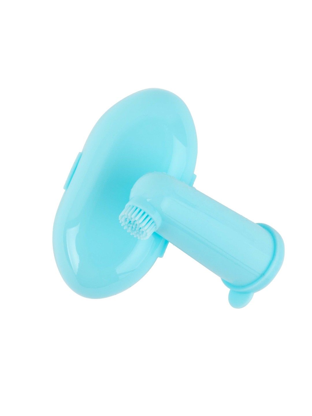 SansFluo Infant's Dental Brush and Gum Massager (Blue- Image 3)