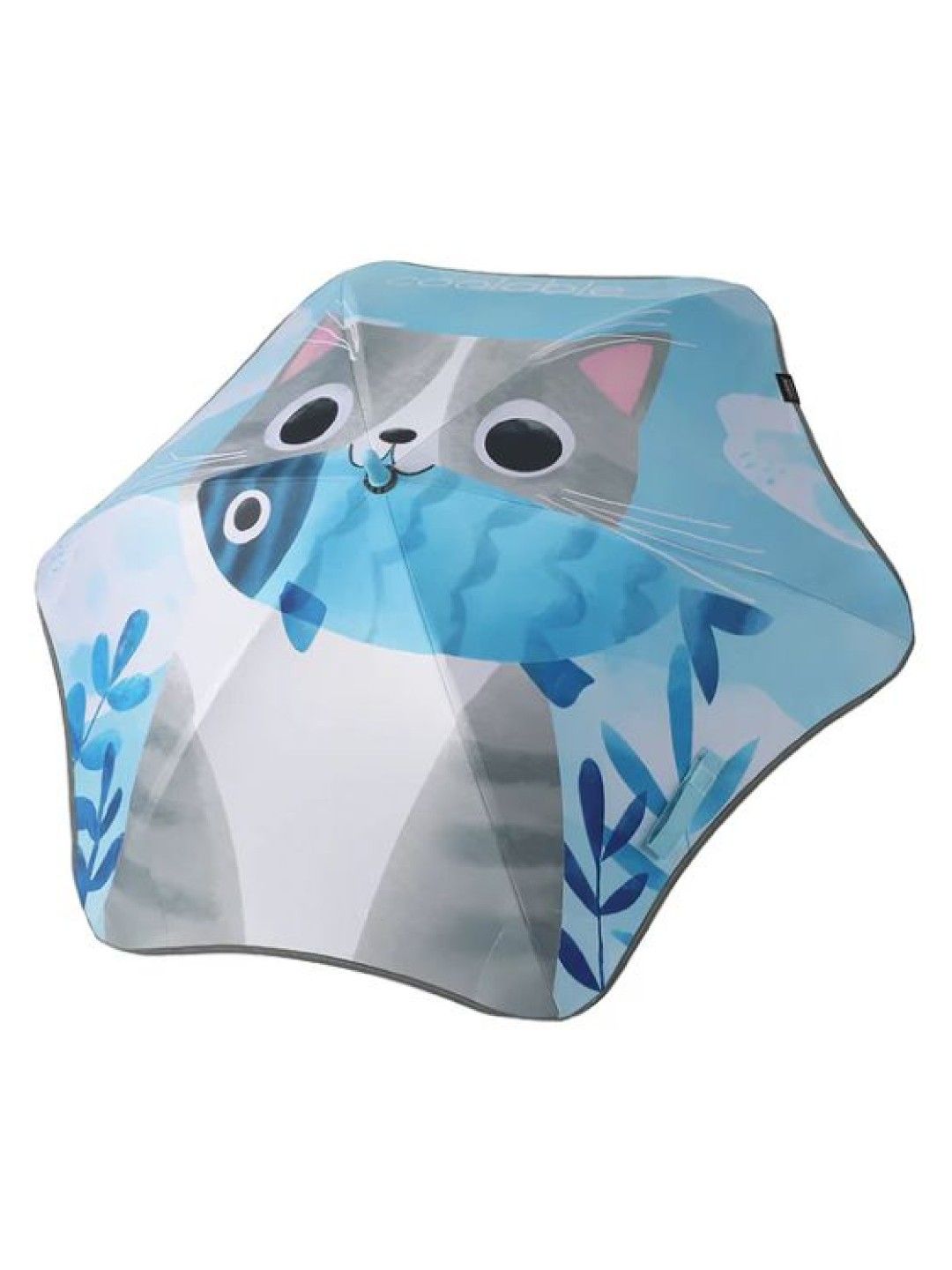 Coolable Double Sided Kids Umbrella - Blue Cat (No Color- Image 1)