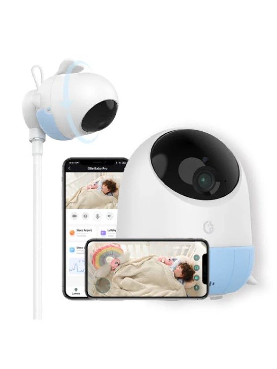 Nizu Ellie Baby Pro Baby Monitor (Blue- Image 2)