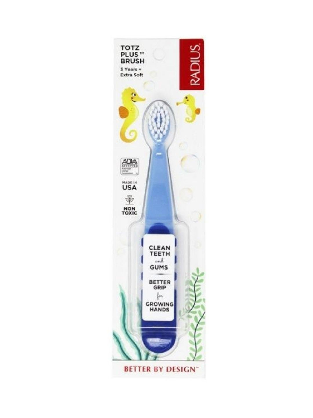 Radius Totz Plus Brush (3 years+) (Blue/Royal Blue- Image 2)