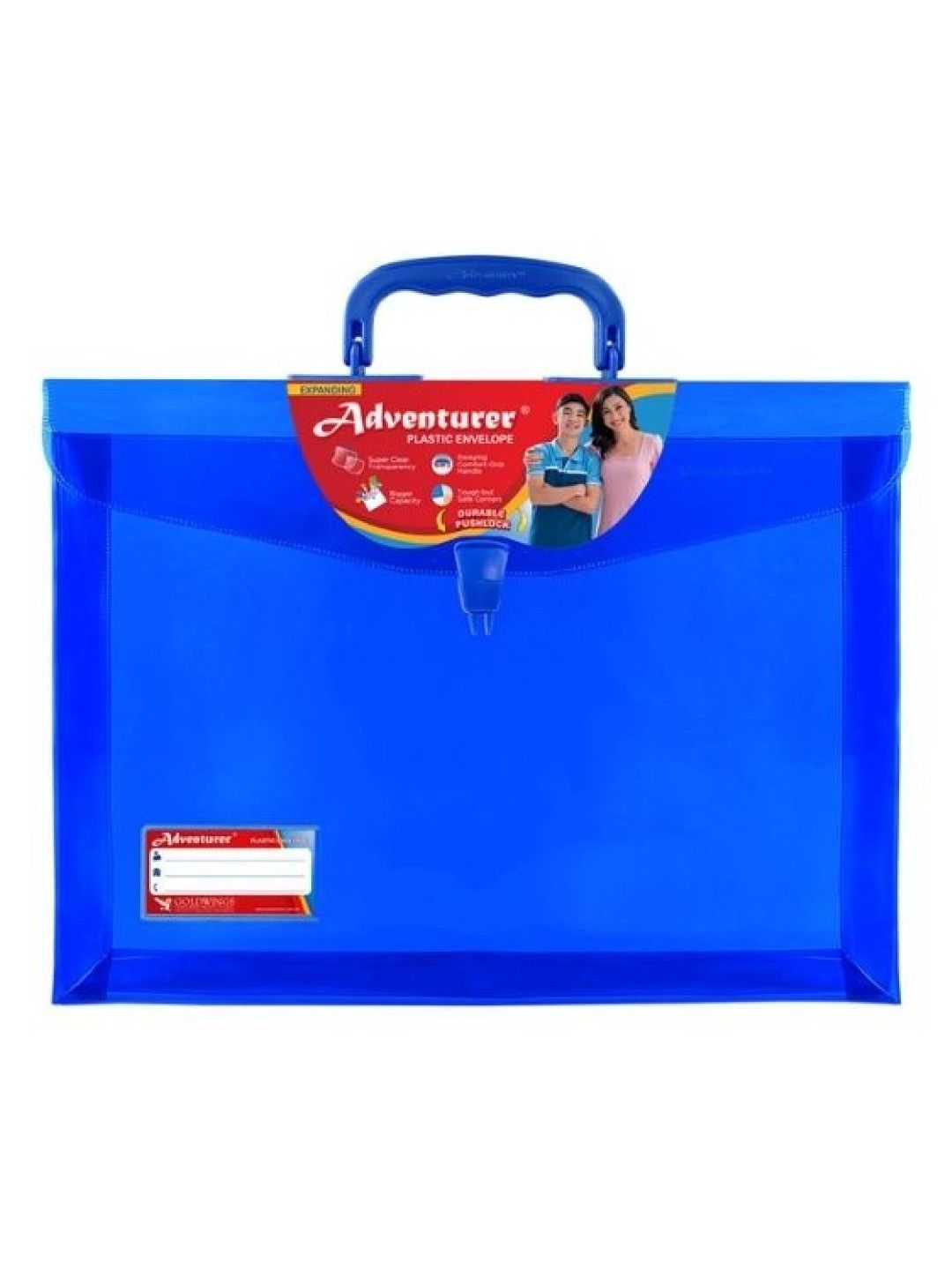 Adventurer Long Expanding Plastic Envelope with Ha edamama