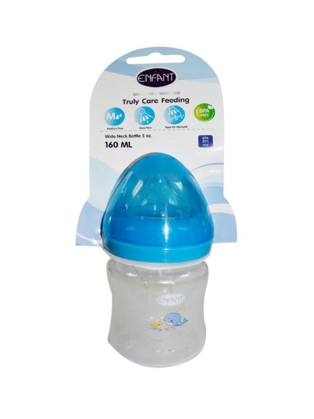 Enfant Feeding Bottle (5oz) (Blue- Image 1)