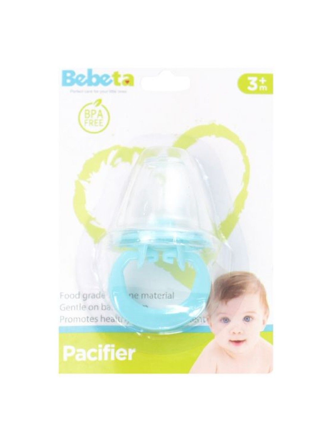 Bebeta Silicone Pacifier with Cover (Blue- Image 1)