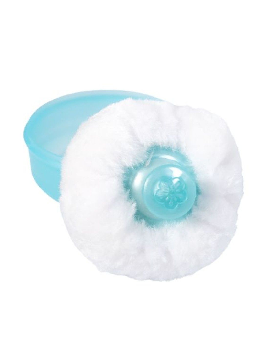 Bebeta Round Powder Puff with Cover (Blue- Image 1)