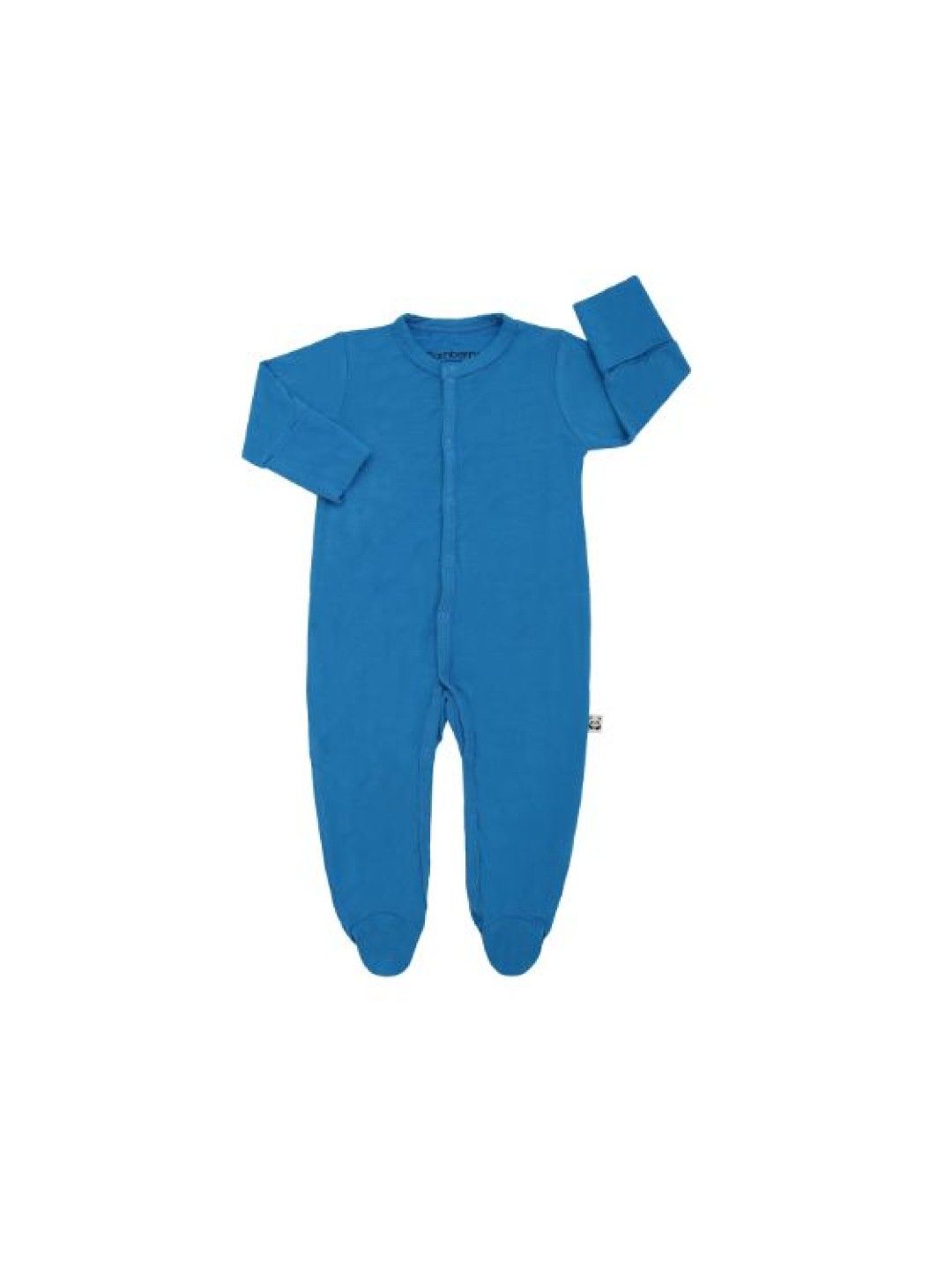 Bamberry Baby Footed Romper (Bamboo) (French Blue- Image 1)
