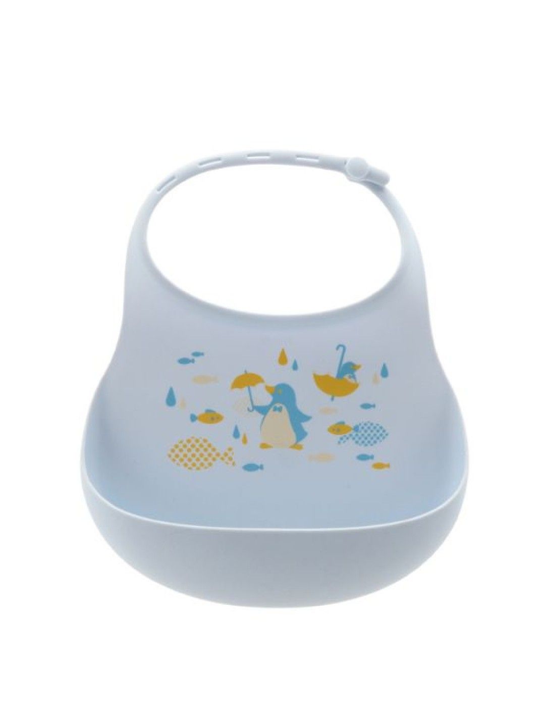 Richell Bib with Food Catcher (Blue- Image 1)