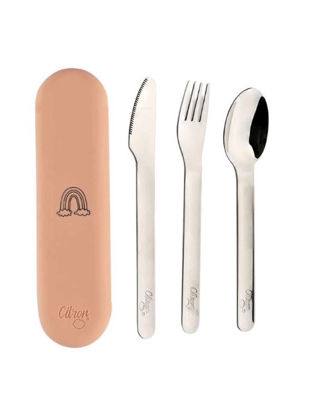 Citron Cutlery Set with Silicon Case