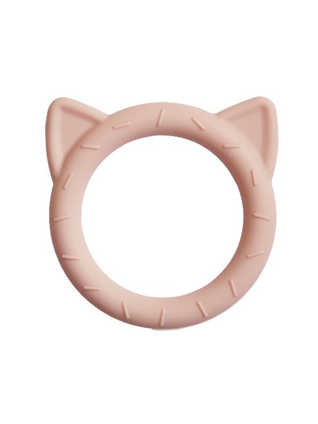 Mushie Cat Teether (Blush- Image 1)