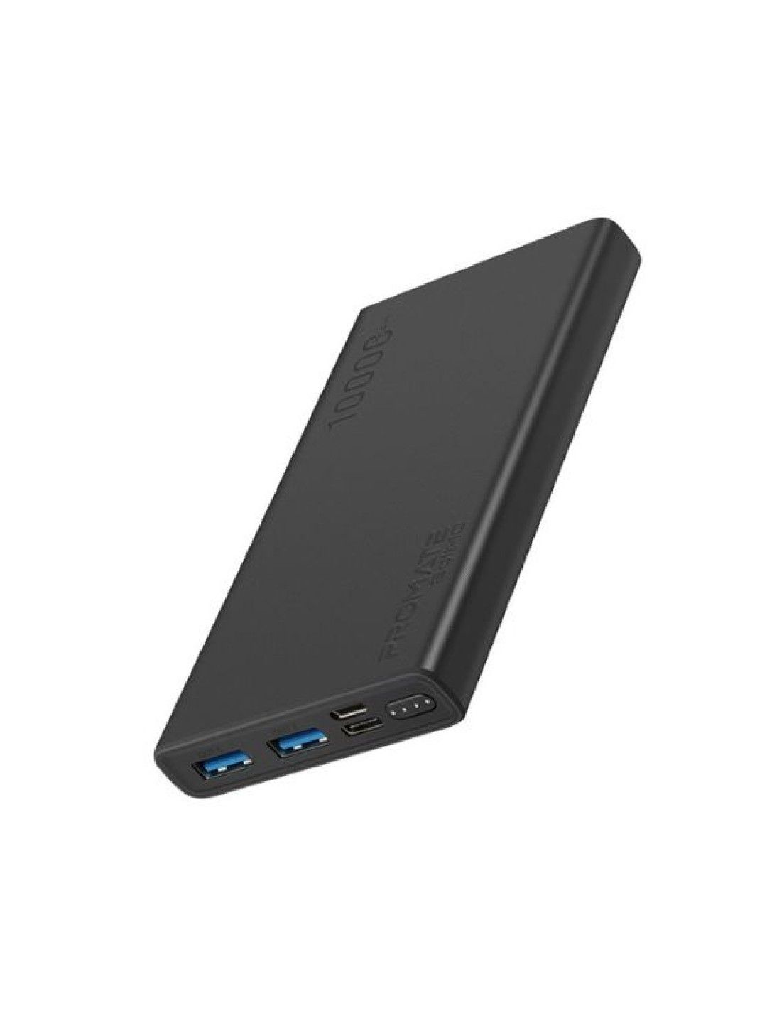 Promate Bolt10 10000mAh Compact Smart Charging Powerbank with Dual USB