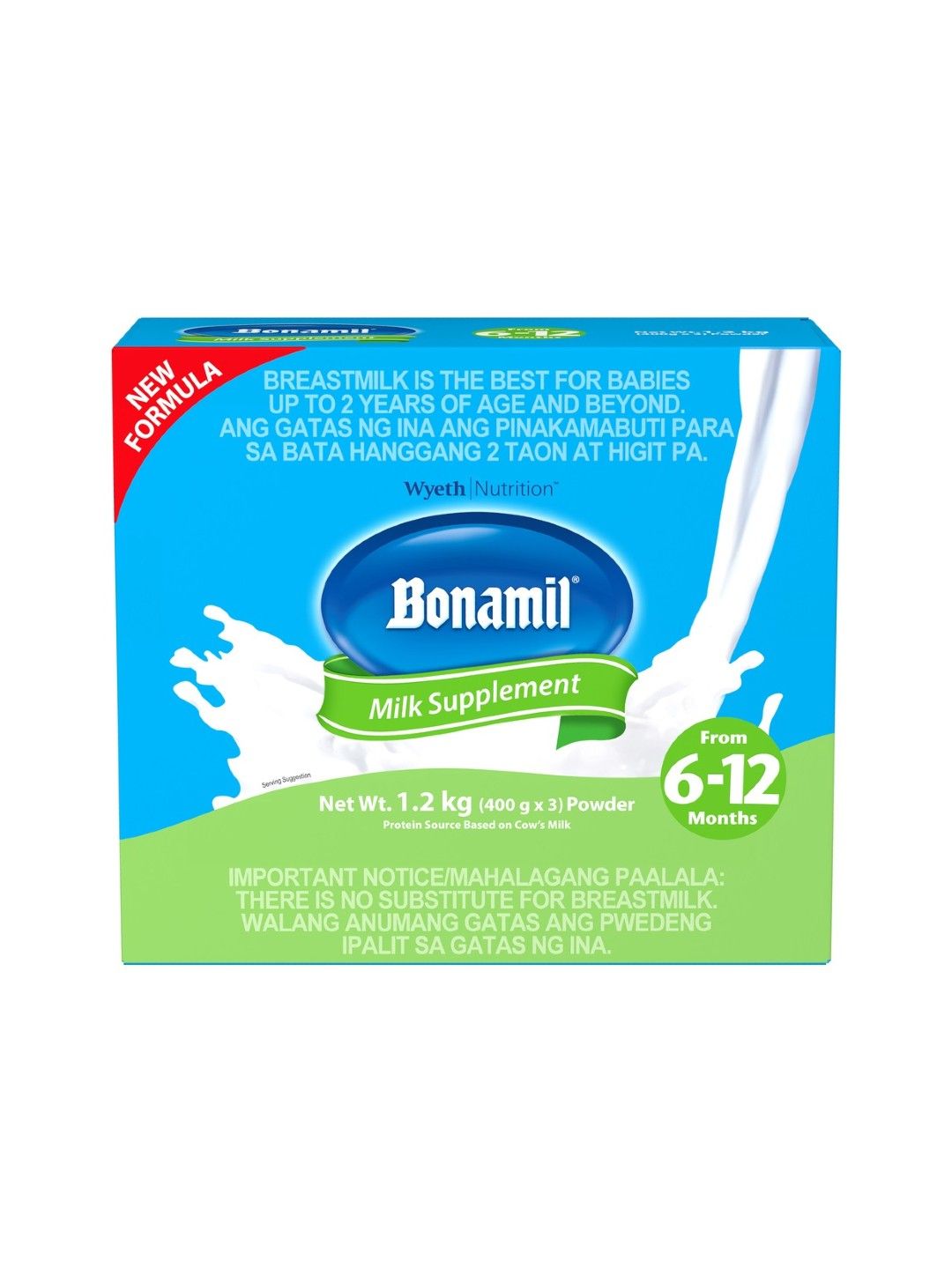 Bonamil BONAMIL® Stage 2 Milk Supplement for 6-12 months (1.2kg)