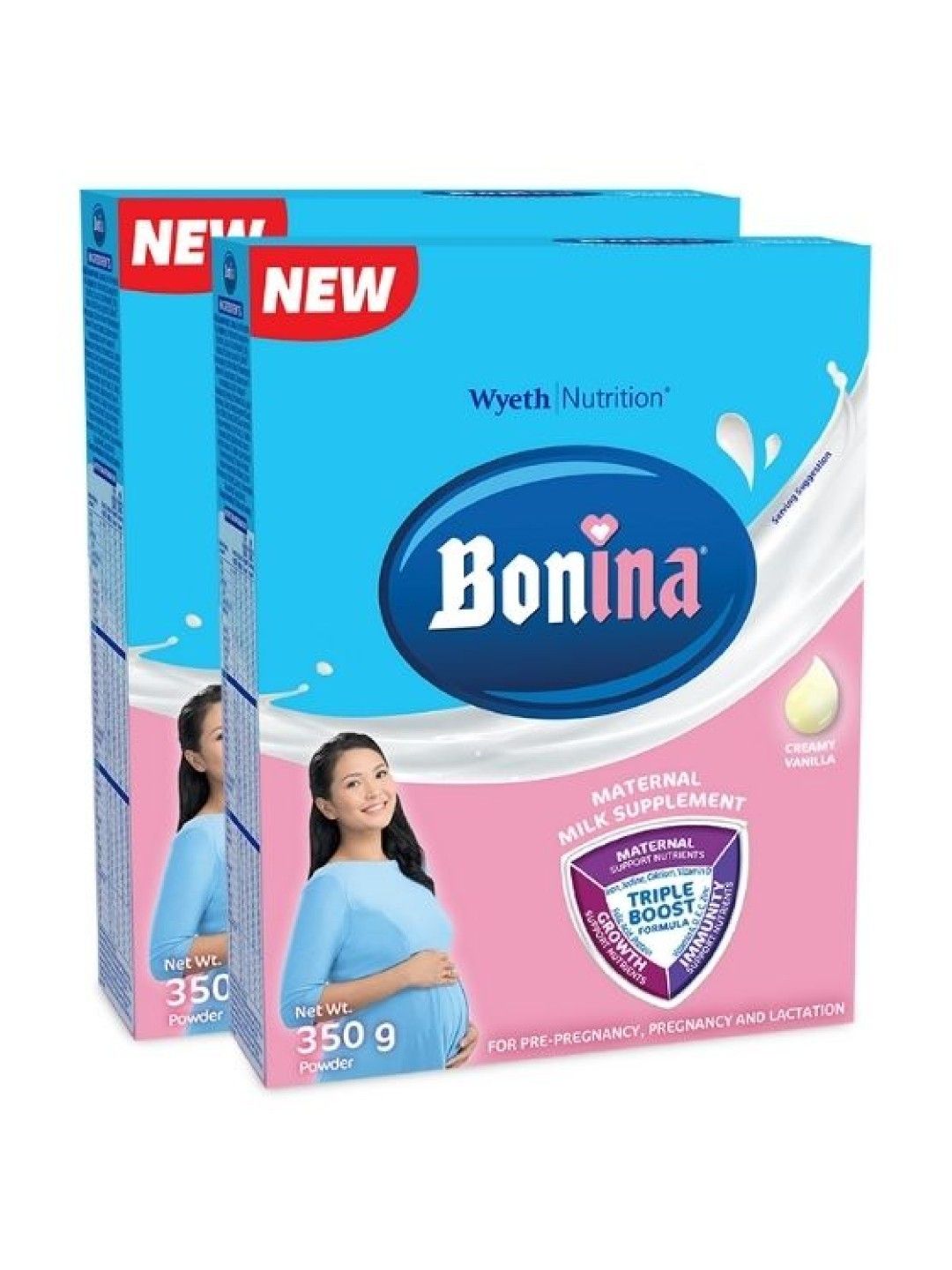 Bonina BONINA Vanilla 350g Bundle of 2