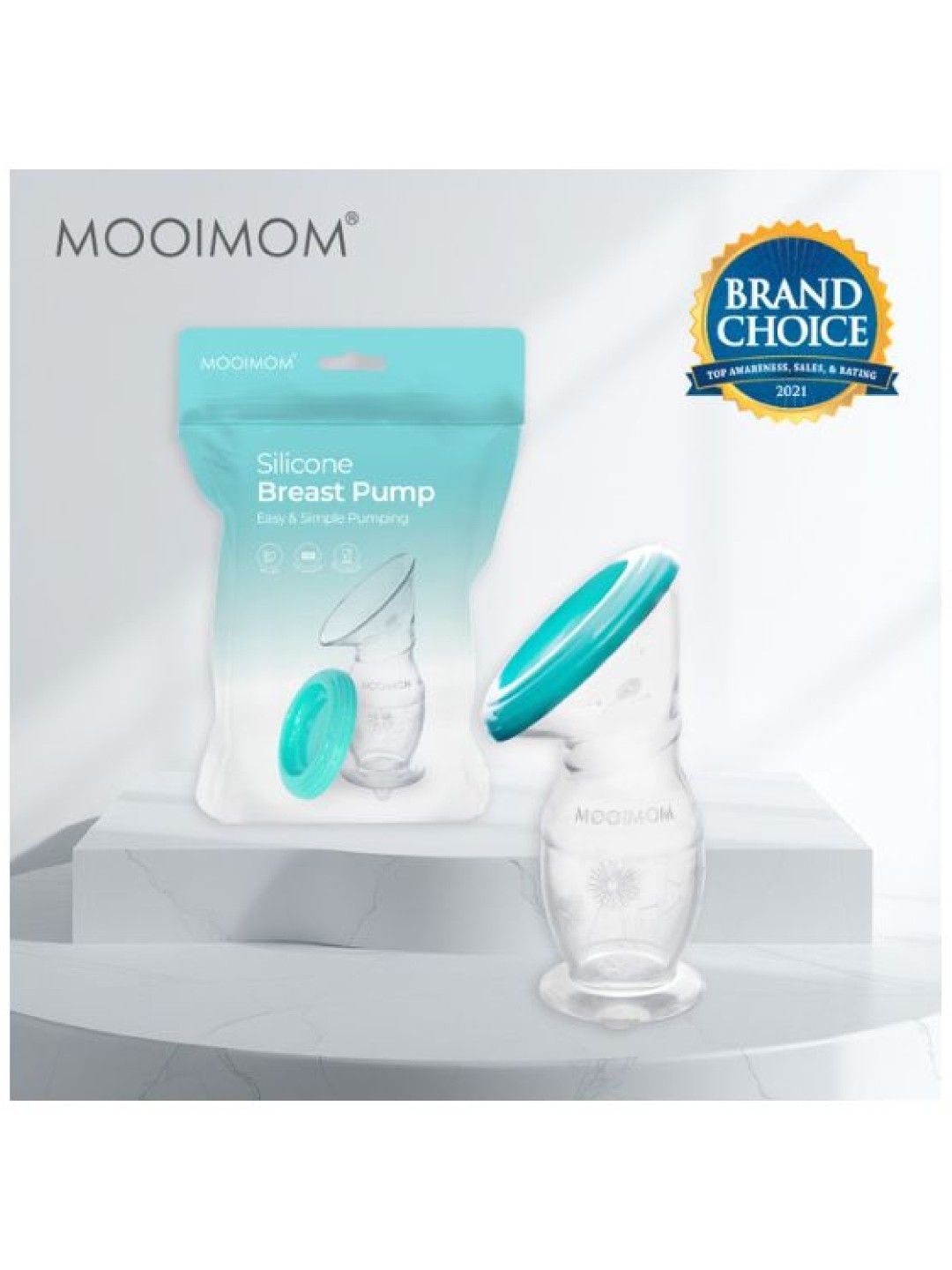 MOOIMOM Silicone Breast Pump (No Color- Image 2)