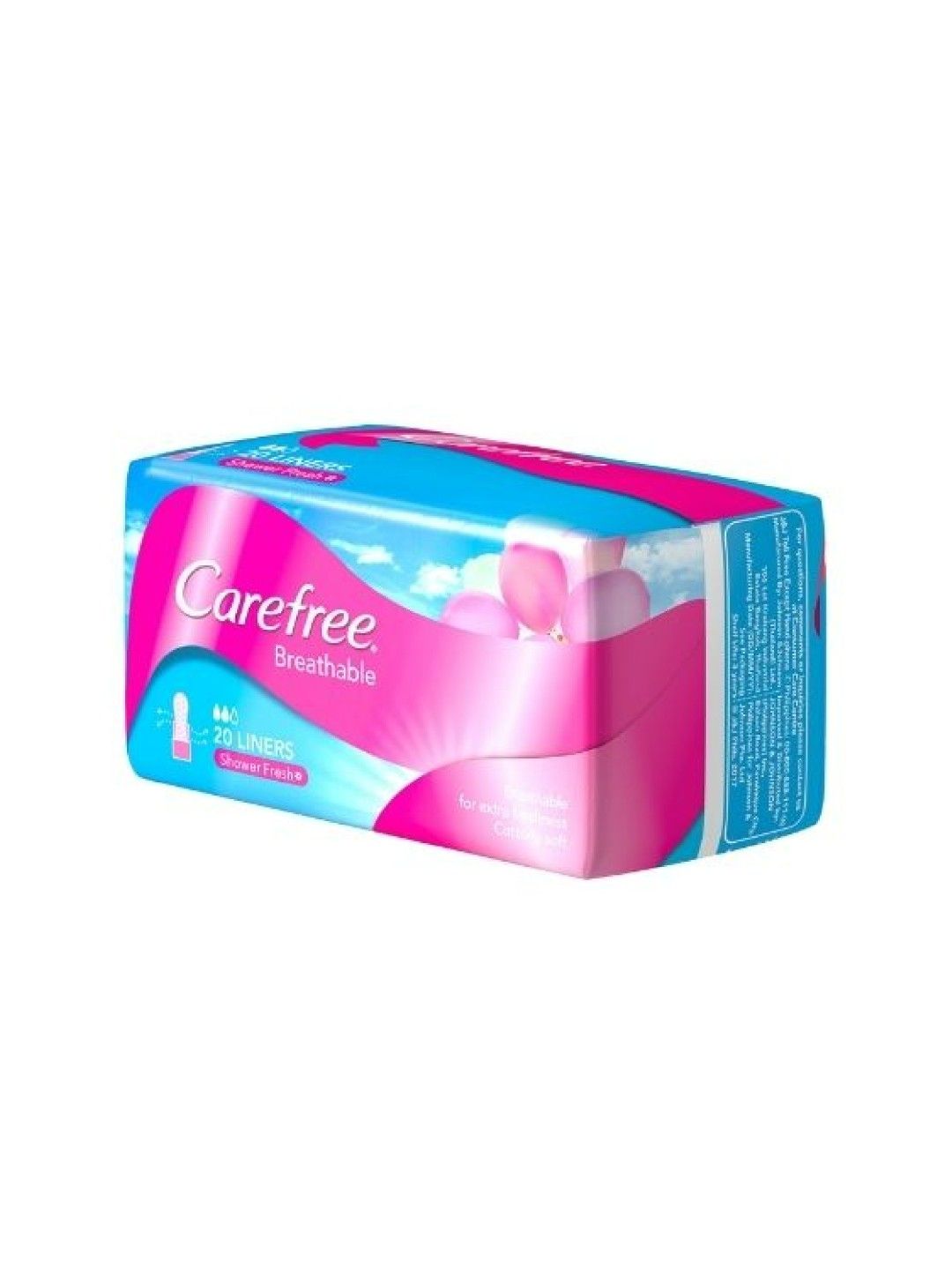 Carefree Breathable Panty Liners (20s) (No Color- Image 2)