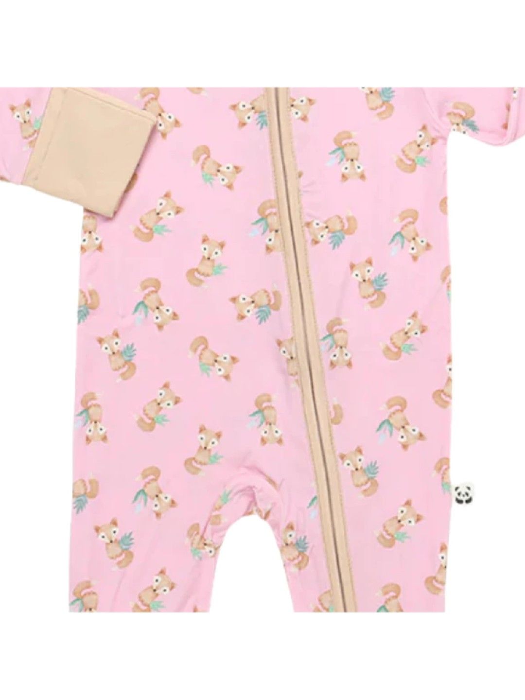 Bamberry Baby Zippered Romper - Wood Land (Brown Fox- Image 2)
