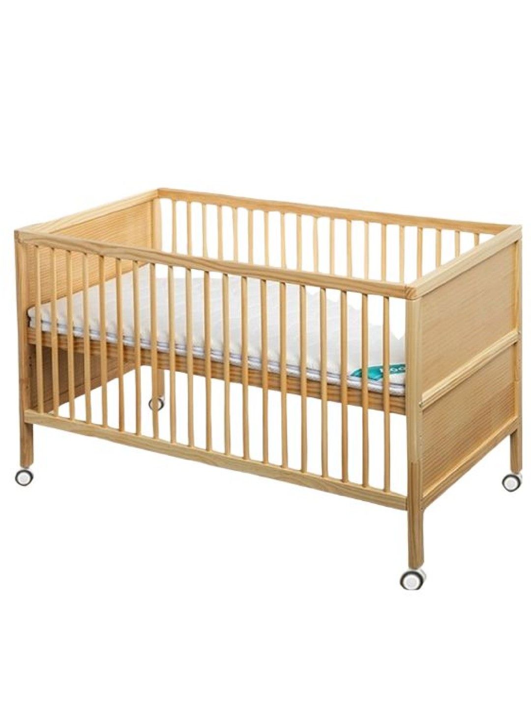 Hamlet Kids Room Gaelen 5-in-1 Convertible Crib with Mattress (Brown- Image 1)