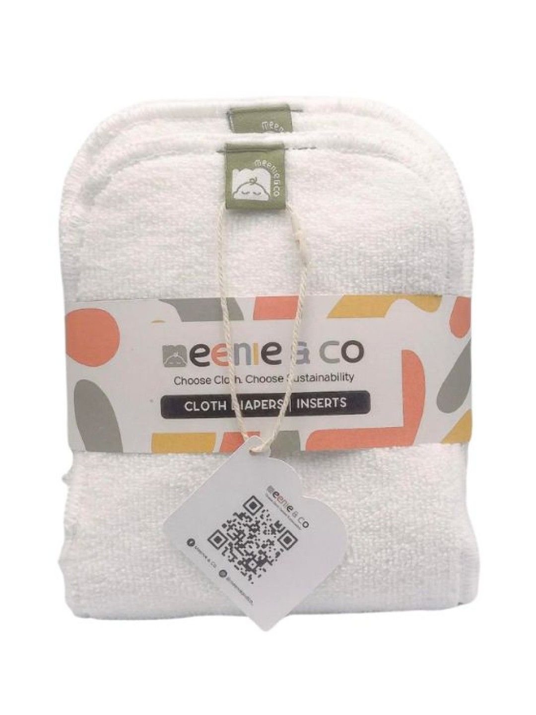 Meenie & Co. Reusable Microfiber Cloth Nappy Inserts (Bundle of 2) (No Color- Image 1)