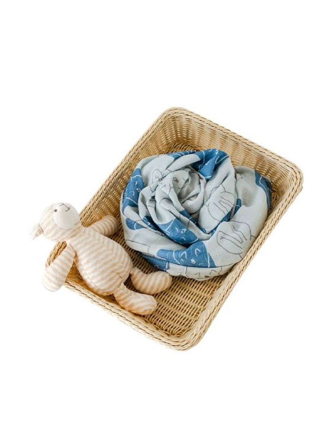 Meet My Feet Mallows Swaddle / Muslin Wrap (Bunny- Image 2)