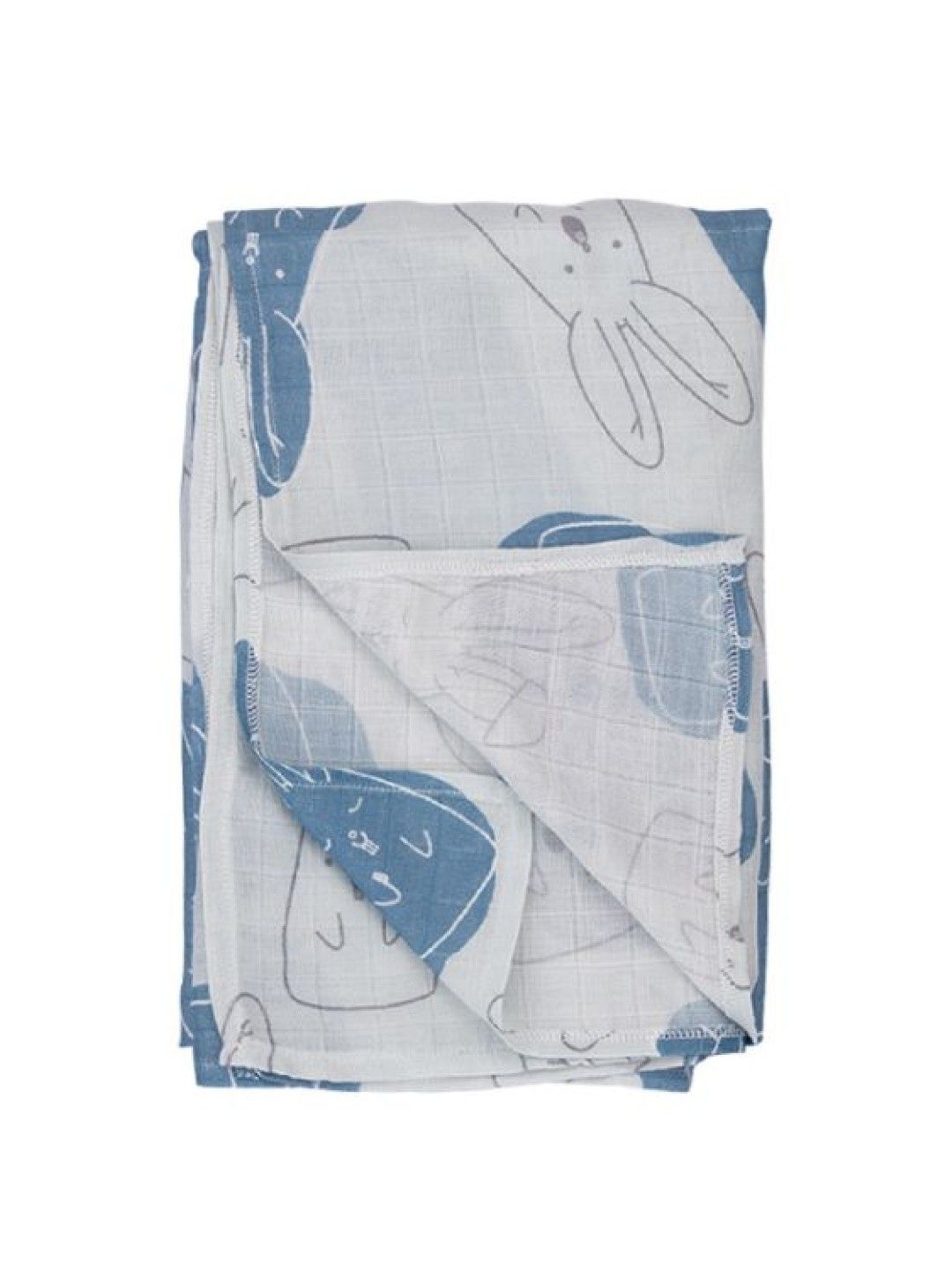 Meet My Feet Mallows Swaddle / Muslin Wrap (Bunny- Image 3)