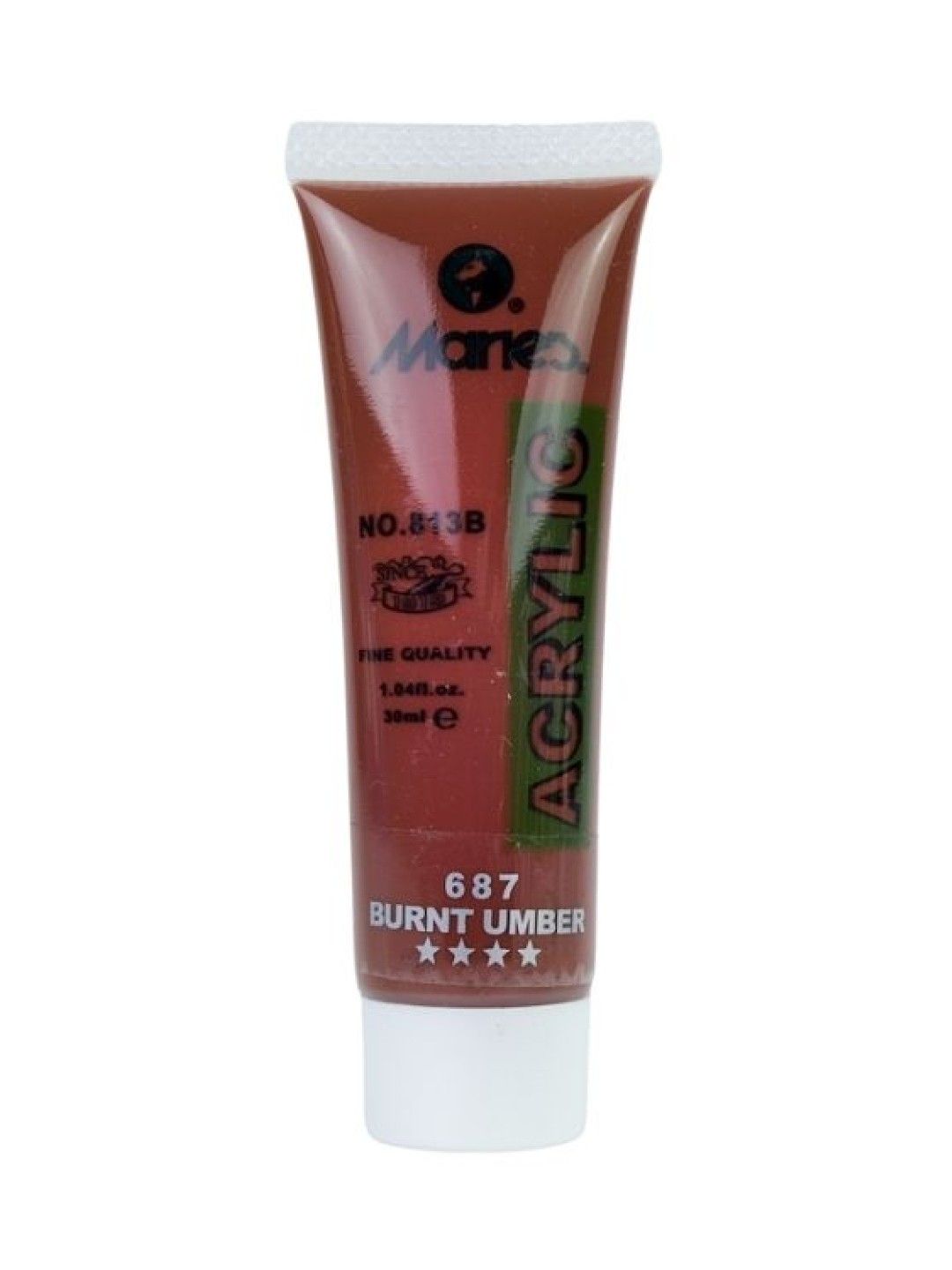 Marie's Acrylic Colour (30ml) (Burnt Umber- Image 1)