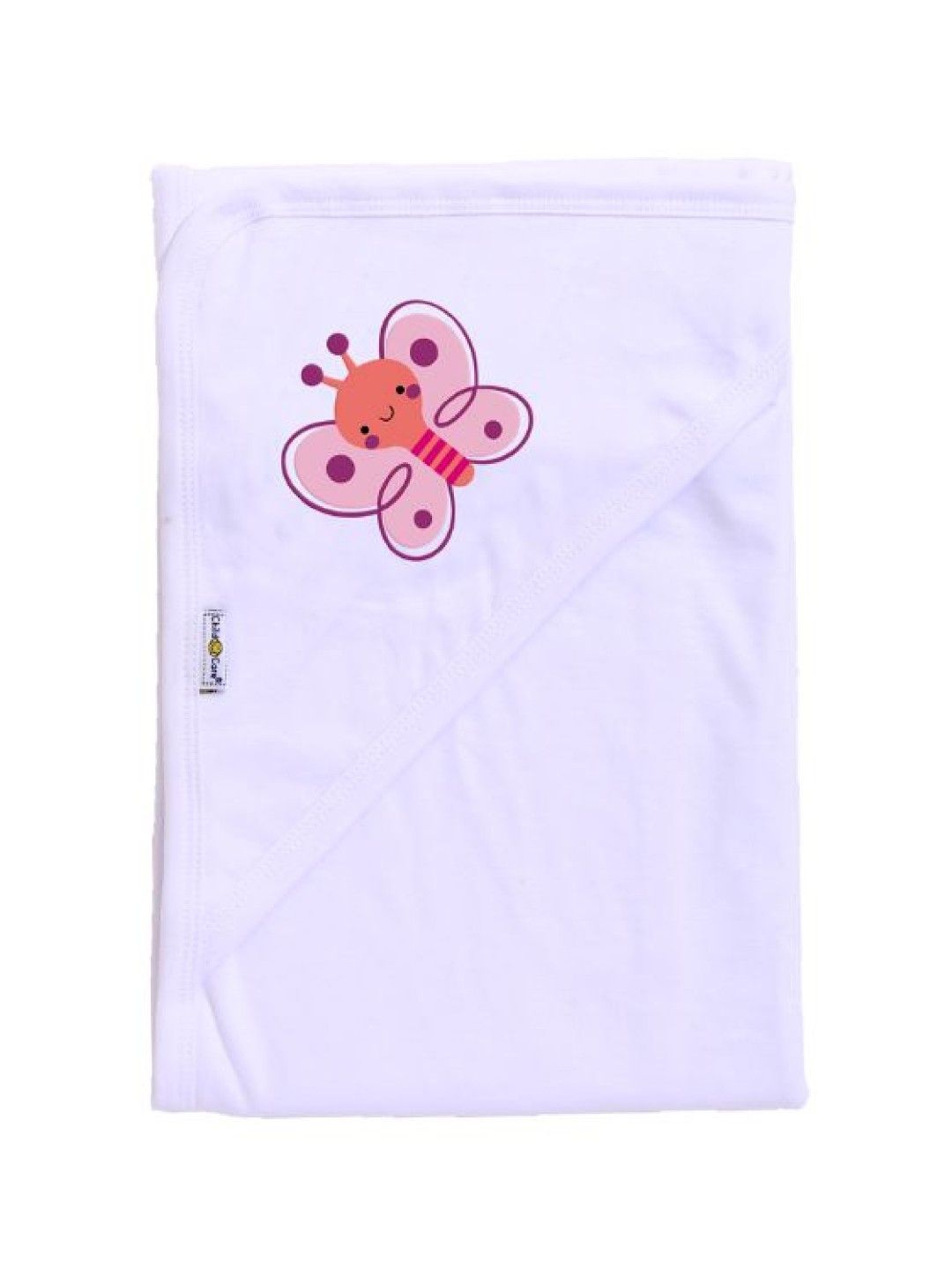 Child Care Printed Hooded Blanket For Baby (Butterfly- Image 1)