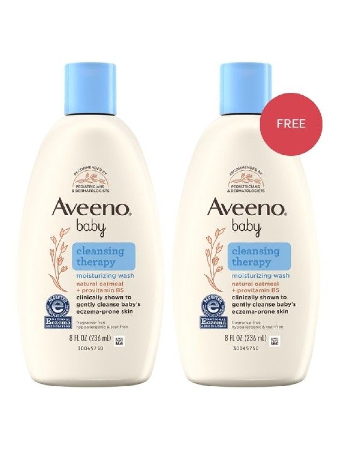 Aveeno [Buy 1 Take 1] Baby Cleansing Therapy Wash (236ml) (No Color- Image 1)