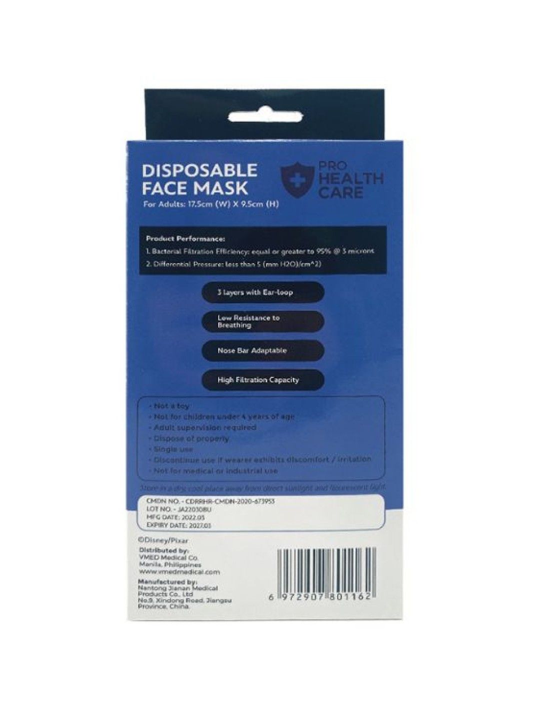 Disney Disposable 3ply Adult Facemask (15 pcs) (Buzz- Image 3)