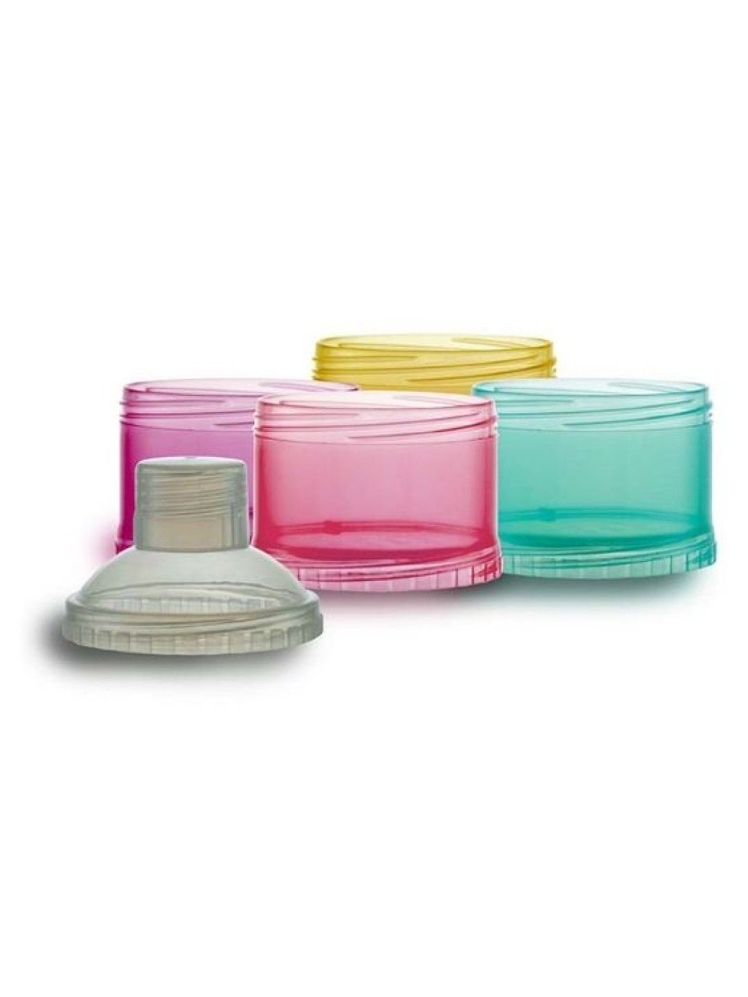 Coral Babies 4-Layer Milk Powder Container Pink (No Color- Image 2)