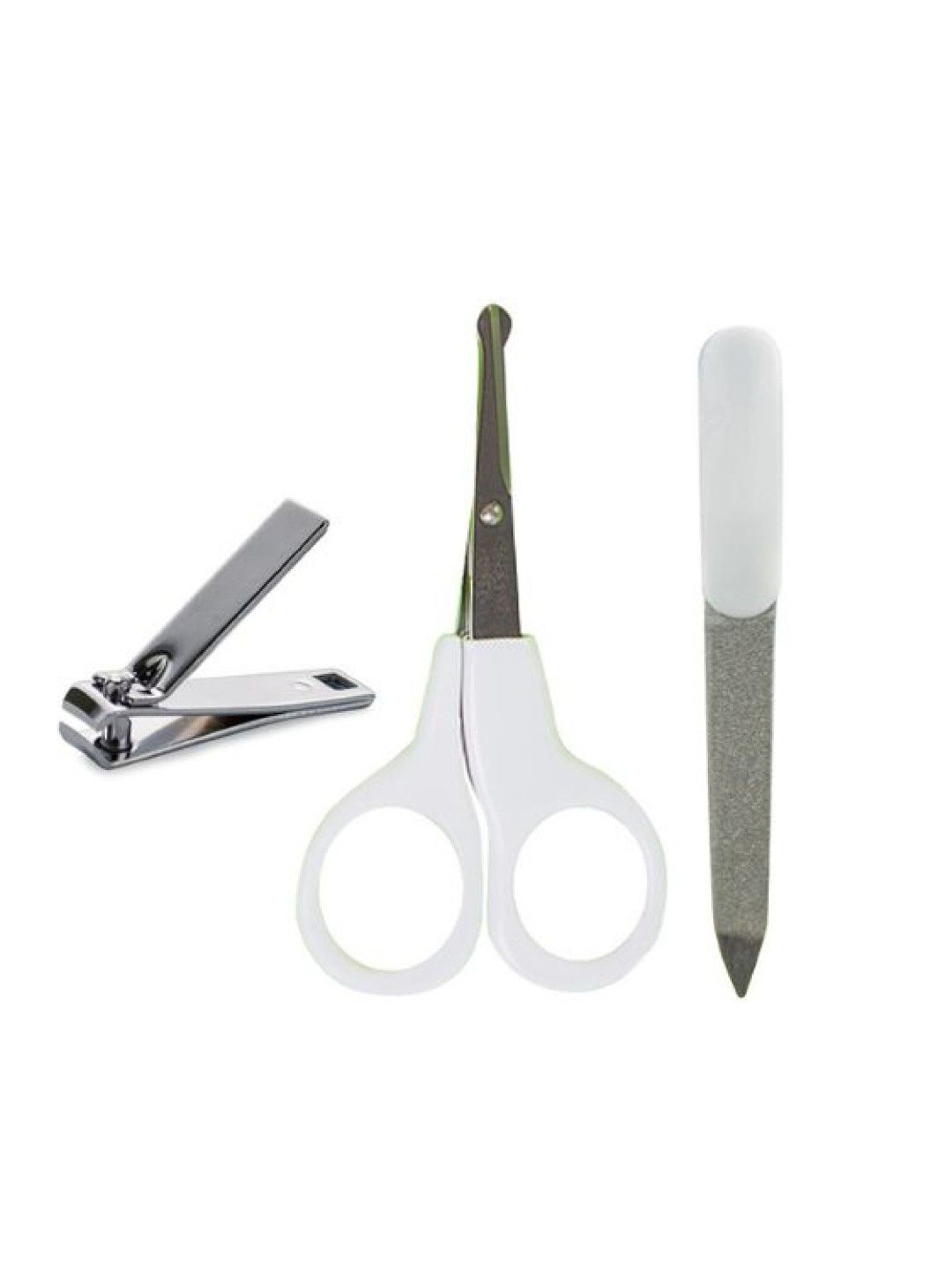 Coral Babies Baby Manicure Set 3-Piece - White (No Color- Image 2)