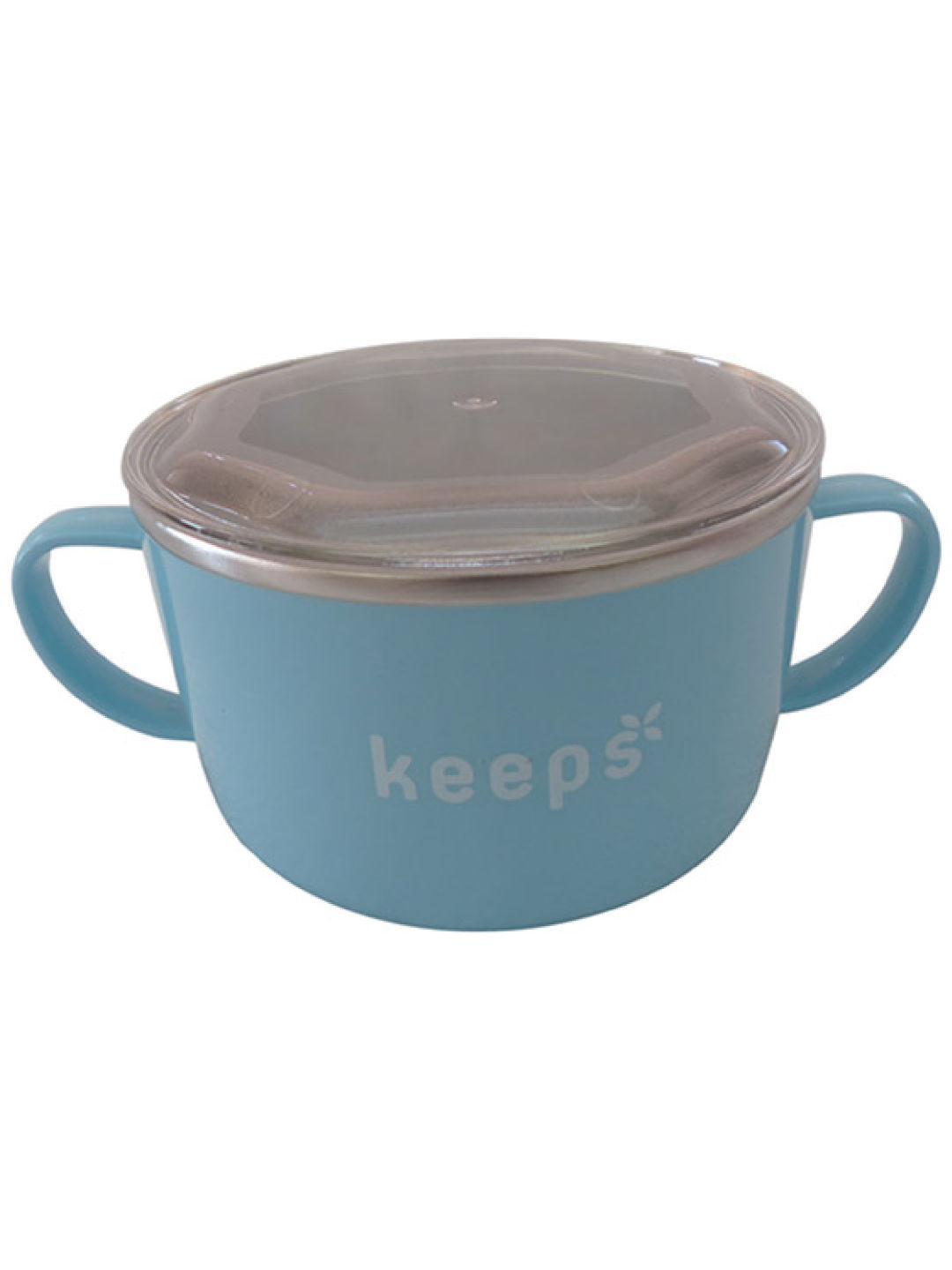 Greenkeeps Tall Dinnerware Bowl with Handle (Blue- Image 1)