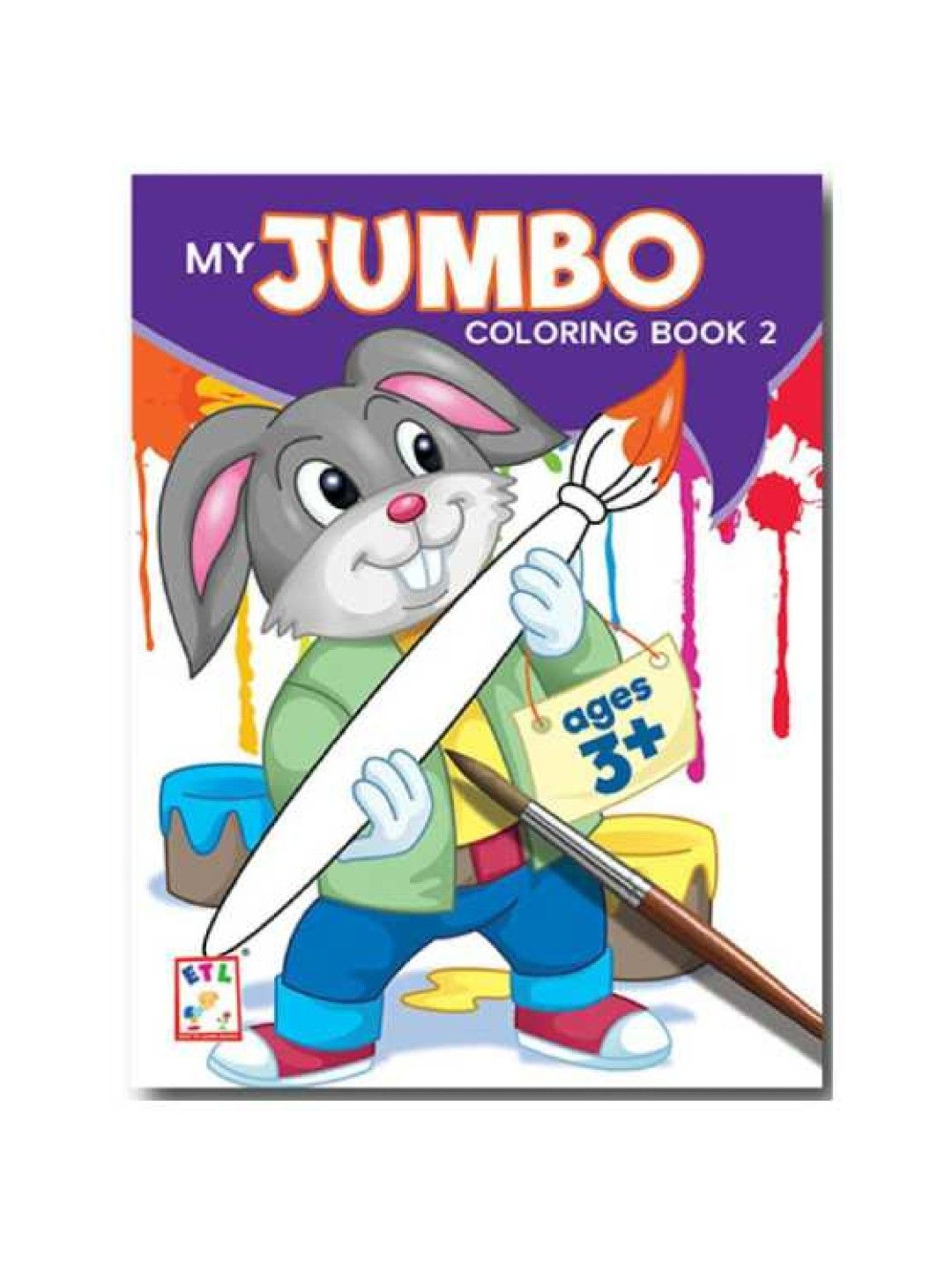 Easy To Learn My Jumbo Coloring Book 2 (Ages 3+ Years) (No Color- Image 1)