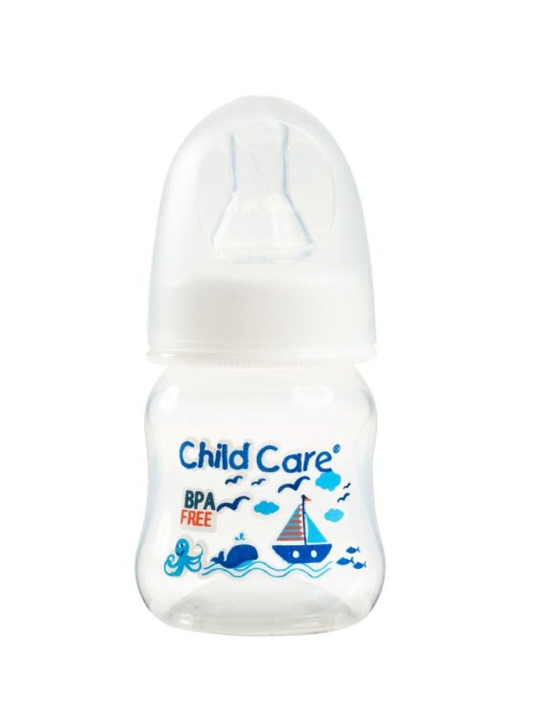 Child Care Shape Baby Bottle Set for Boys (BPA-Free) (2 oz- Image 2)