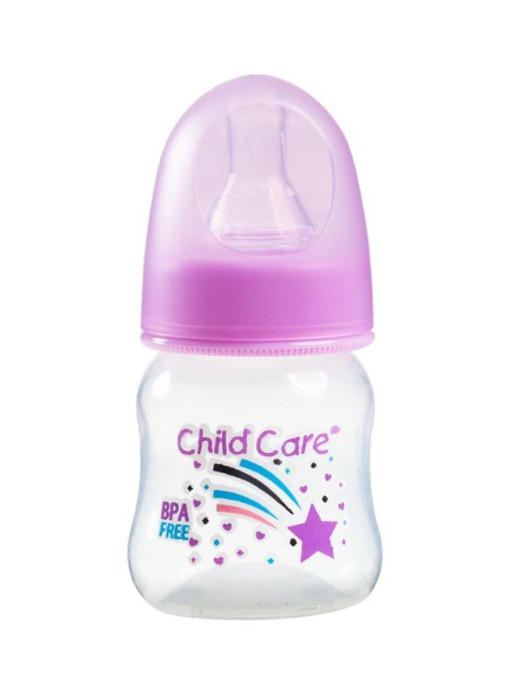 Child Care Shape Baby Bottle Set for Girls (BPA-Free) (2 oz- Image 2)