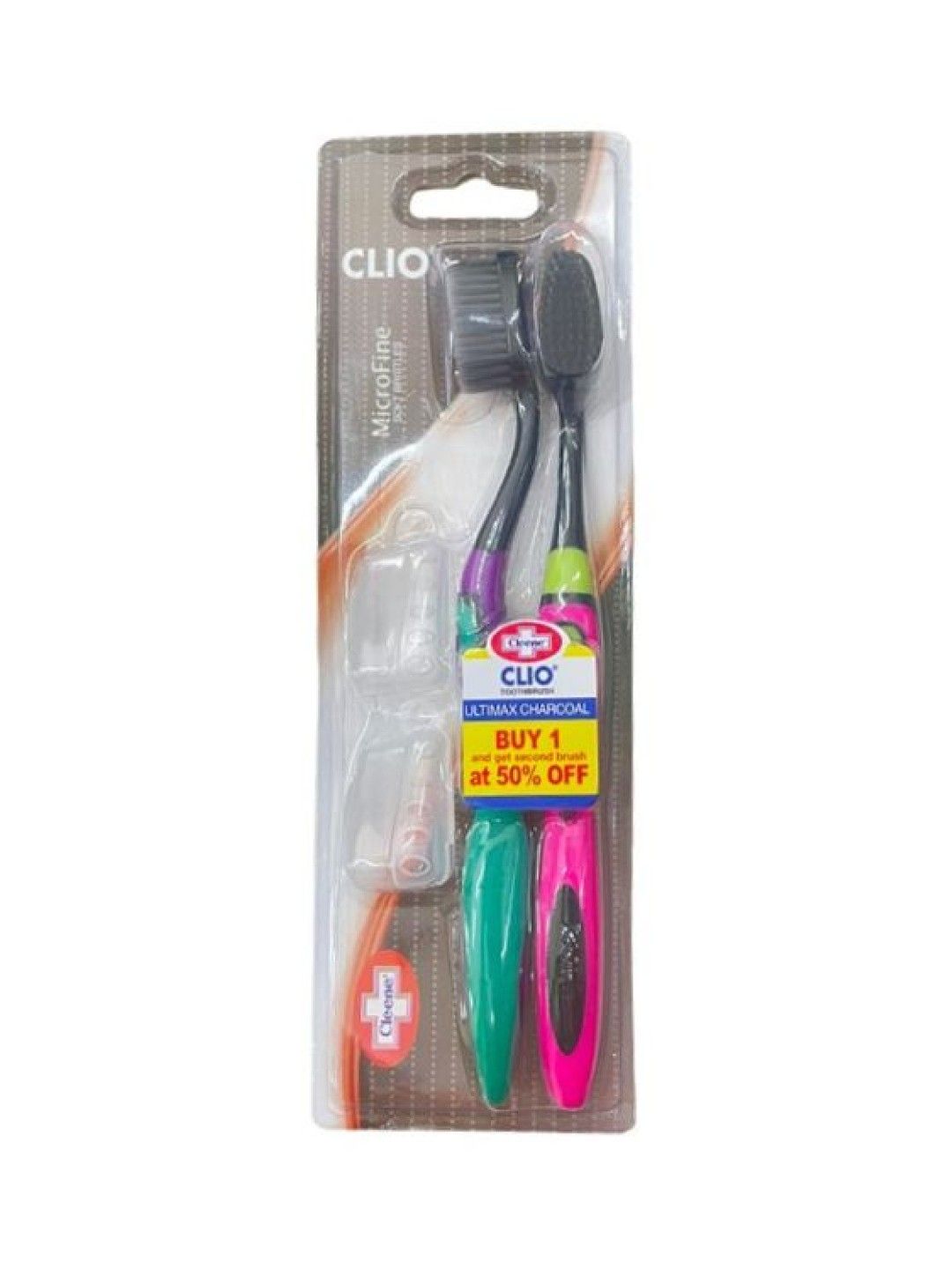 Cleene CLIO Toothbrush Ultimax Charcoal (No Color- Image 1)