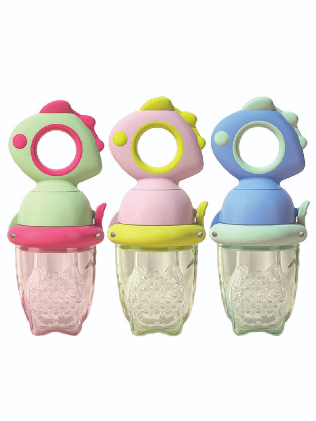 BabyPro Rotating Fresh Fruit Feeder Teether for Babies (Blue- Image 2)