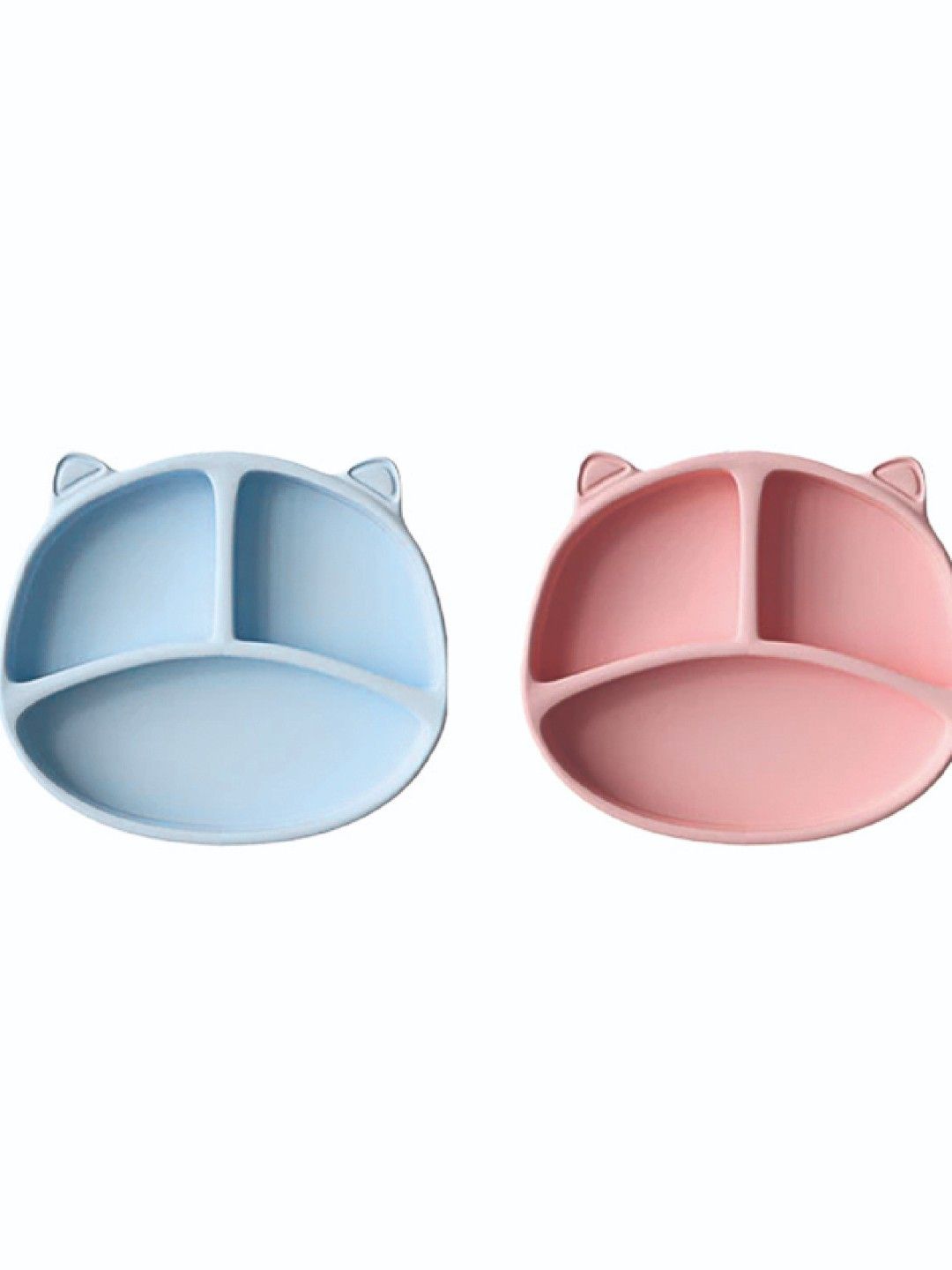 BabyPro Baby Silicone Suction Cat Plates (Pink- Image 2)