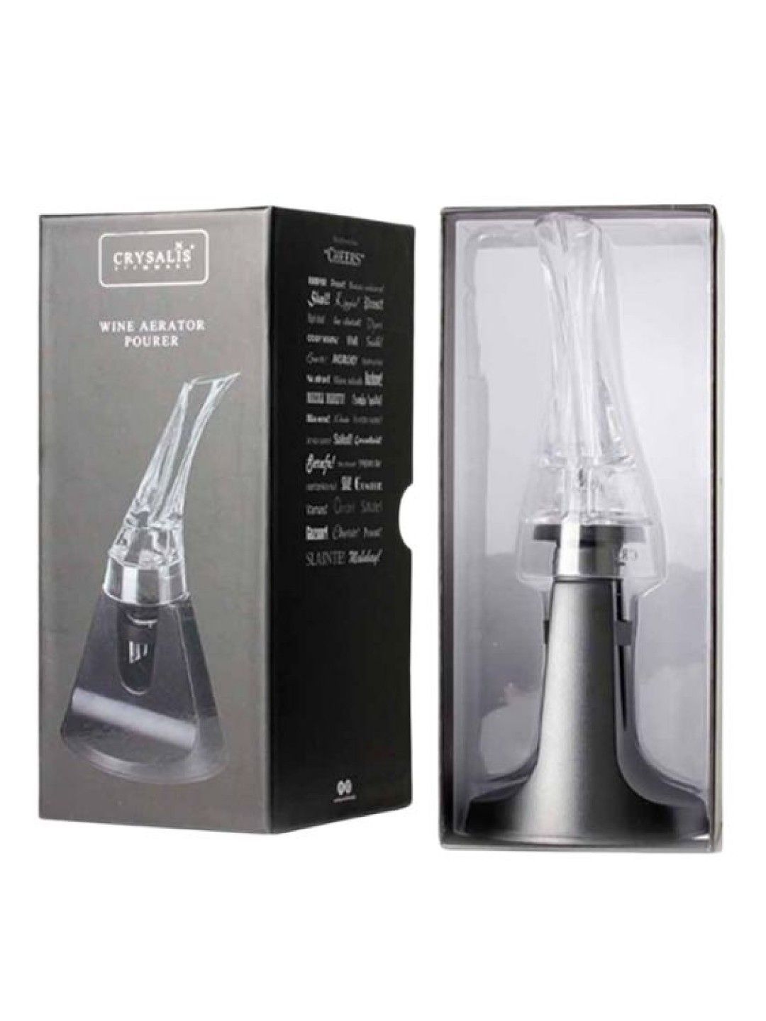 Sunbeams Lifestyle Crysalis Premium Wine Aerator Pourer with Base (No Color- Image 1)