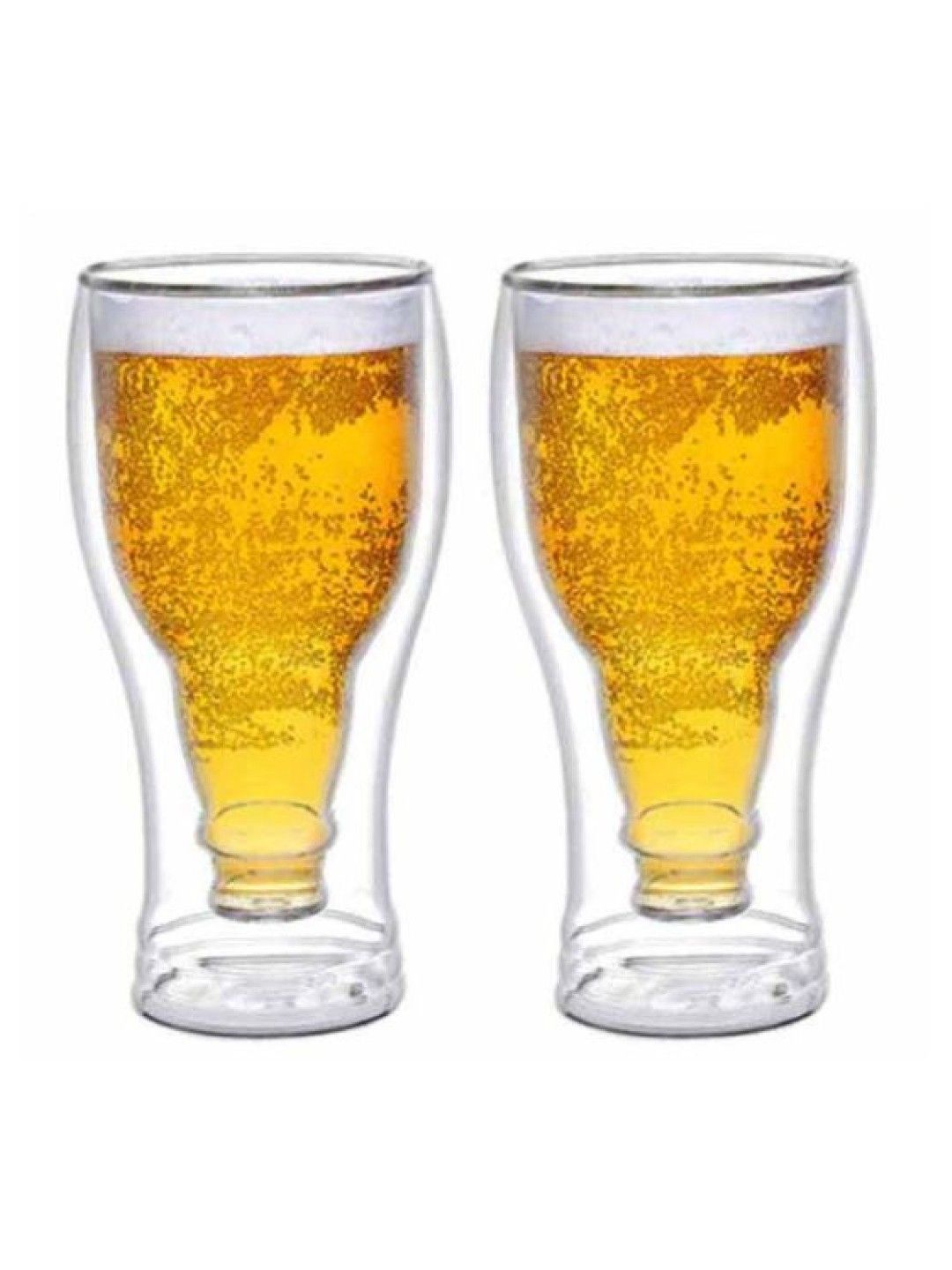 Sunbeams Lifestyle Crysalis Double Wall Beer Glass 360ml | 12.1Oz (Set of 2) (No Color- Image 2)