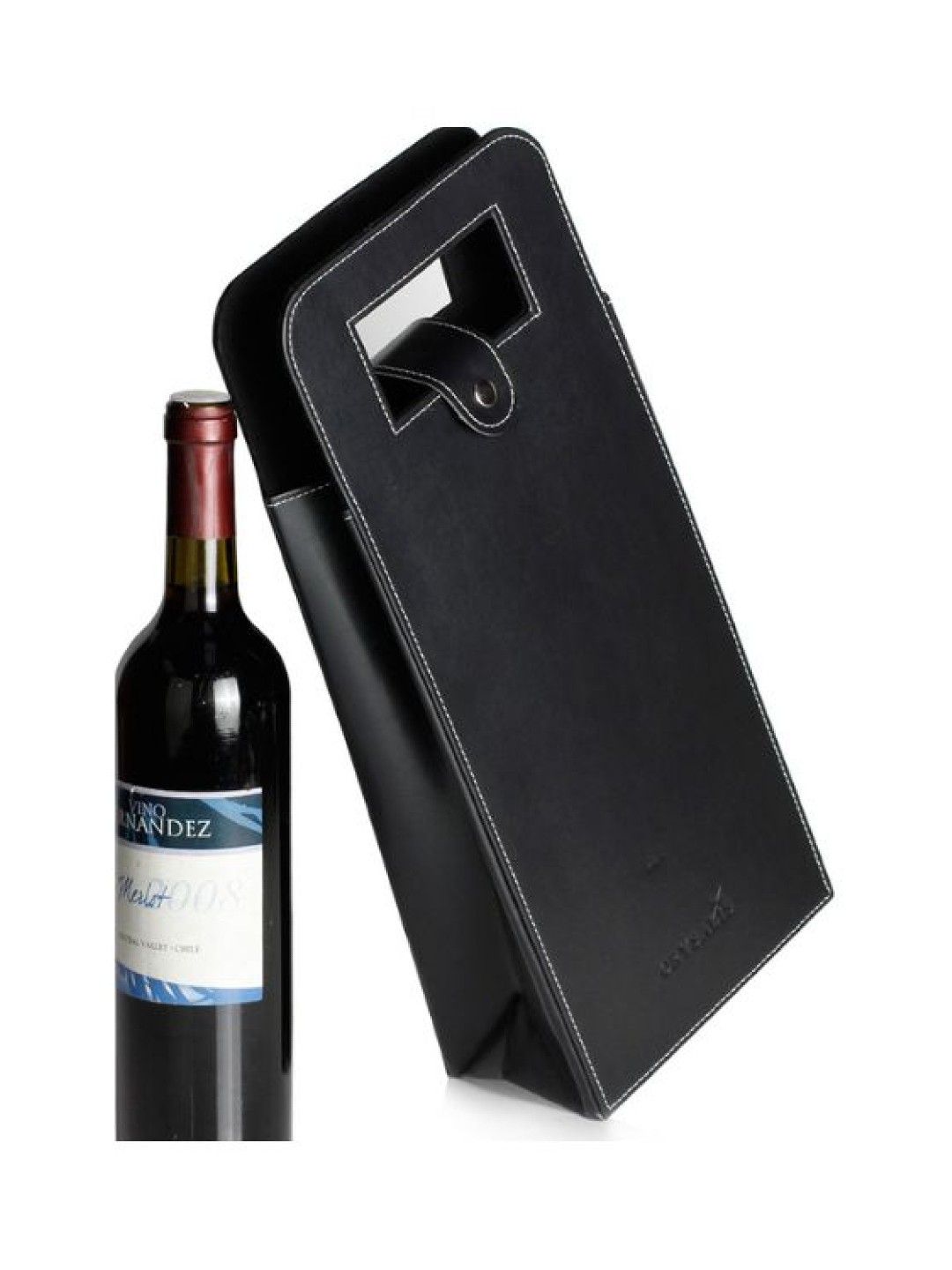 Sunbeams Lifestyle Crysalis Premium Wine Bag with Handle For 2 Bottles (No Color- Image 2)
