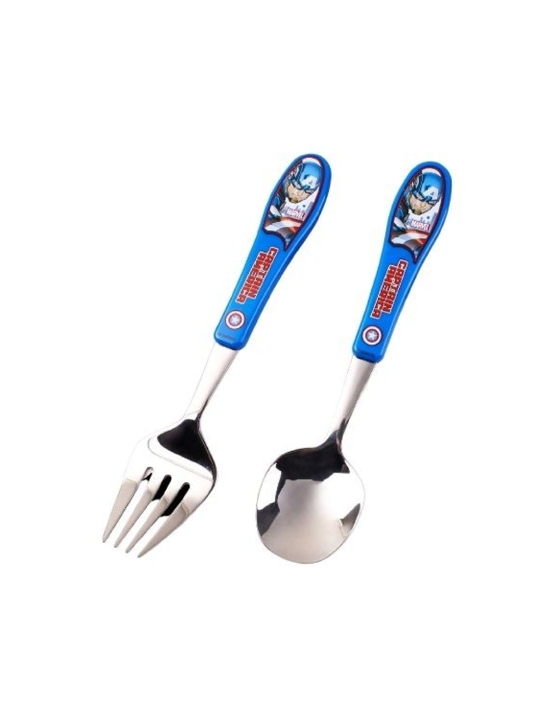 Dish Me PH Marvel Captain America Nordic Kids Spoon & Fork Cutlery Set (No Color- Image 2)