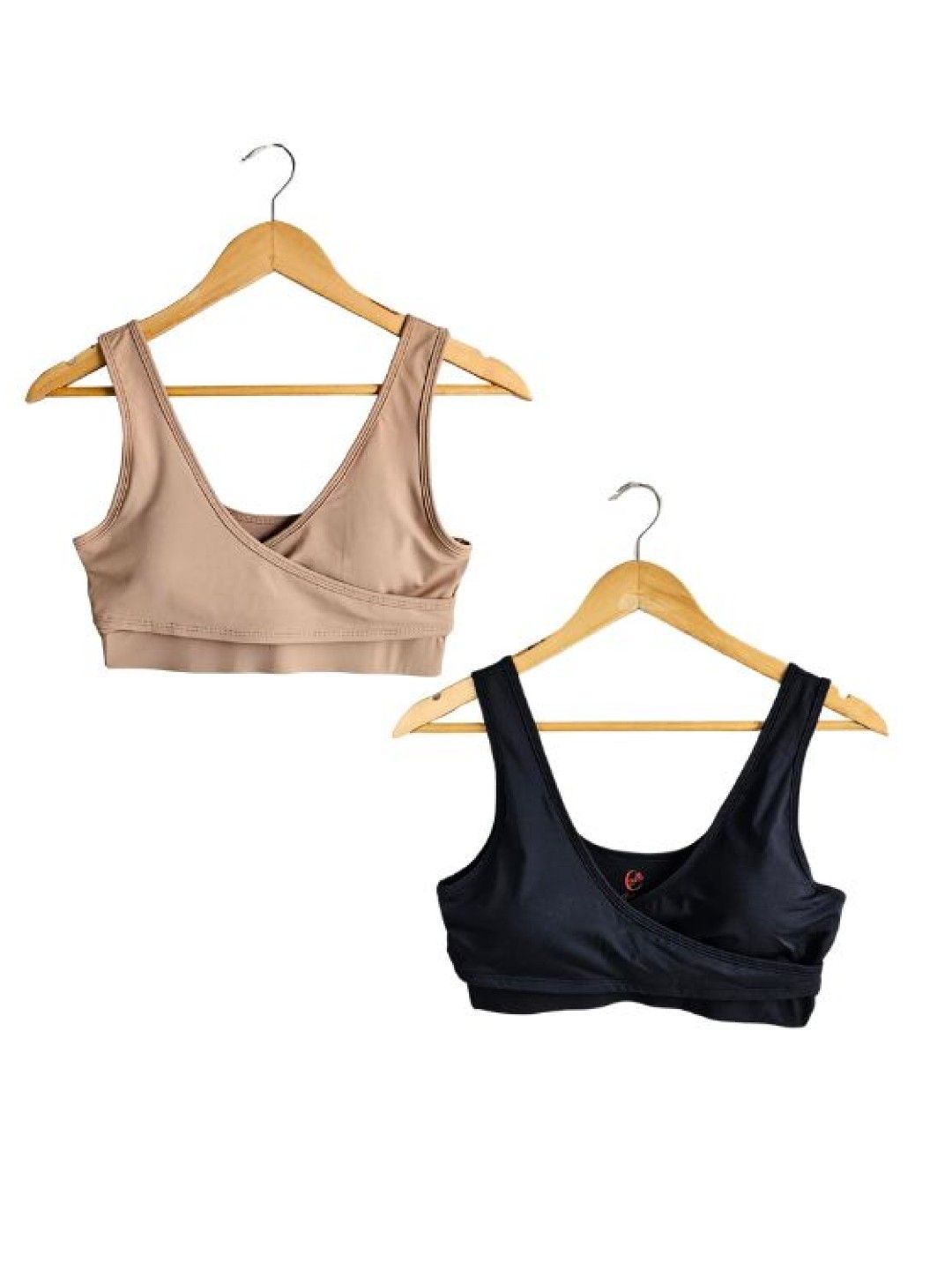 Elation Nursing and Hands-free Pumping Bra Set of 2 (Caramel and Black)