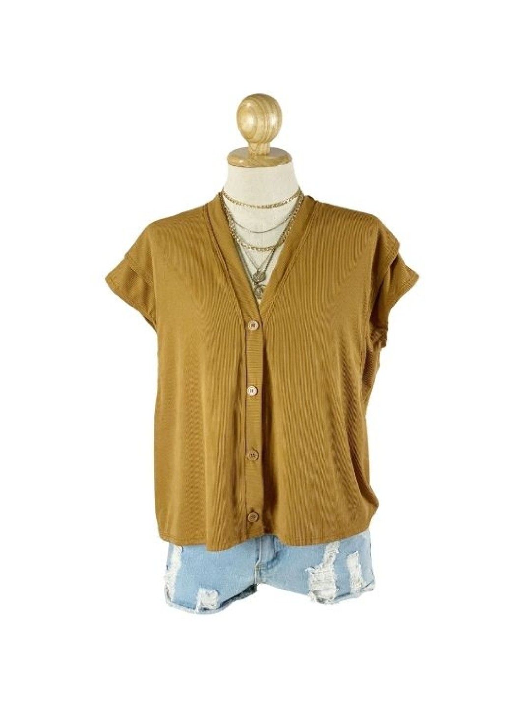 Mama Brand PH Batwing Button Breastfeeding Top
