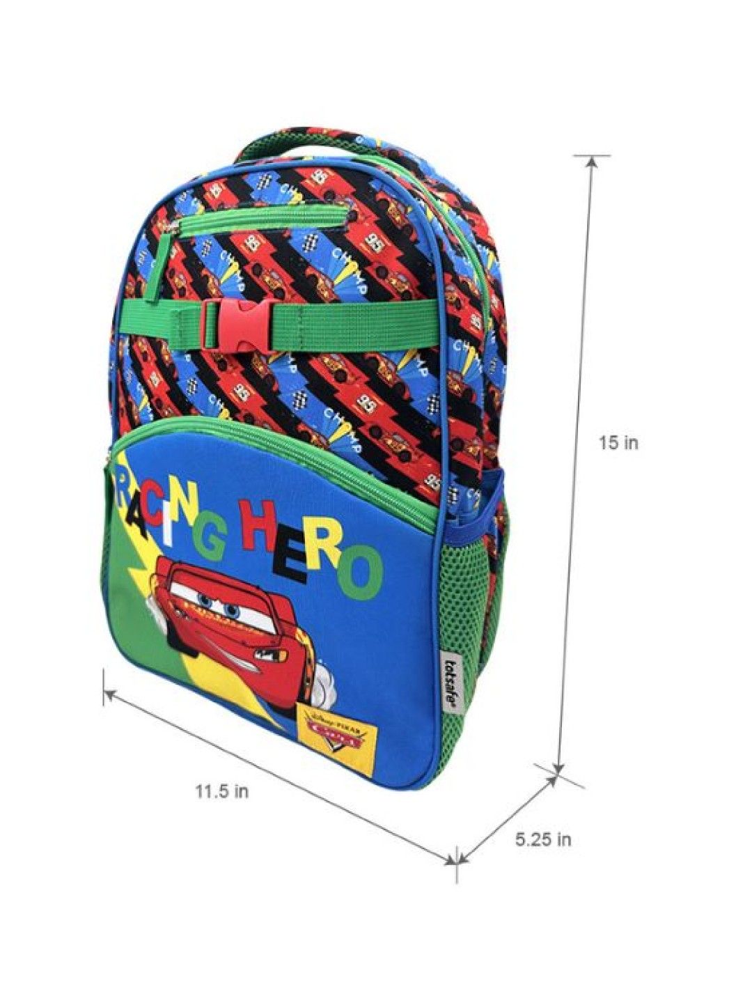 Totsafe Disney Kids Backpack (Cars Jump Around- Image 4)