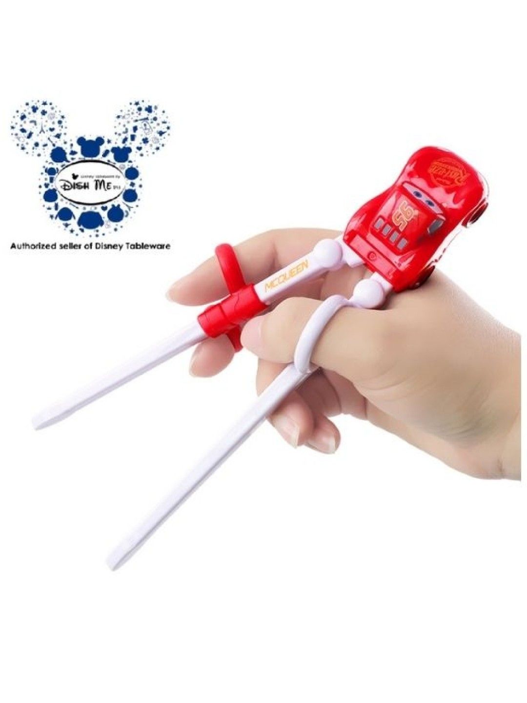 Dish Me PH Disney Cars McQueen - 3D Spoon, Fork and Chopsticks Set with Case (No Color- Image 2)