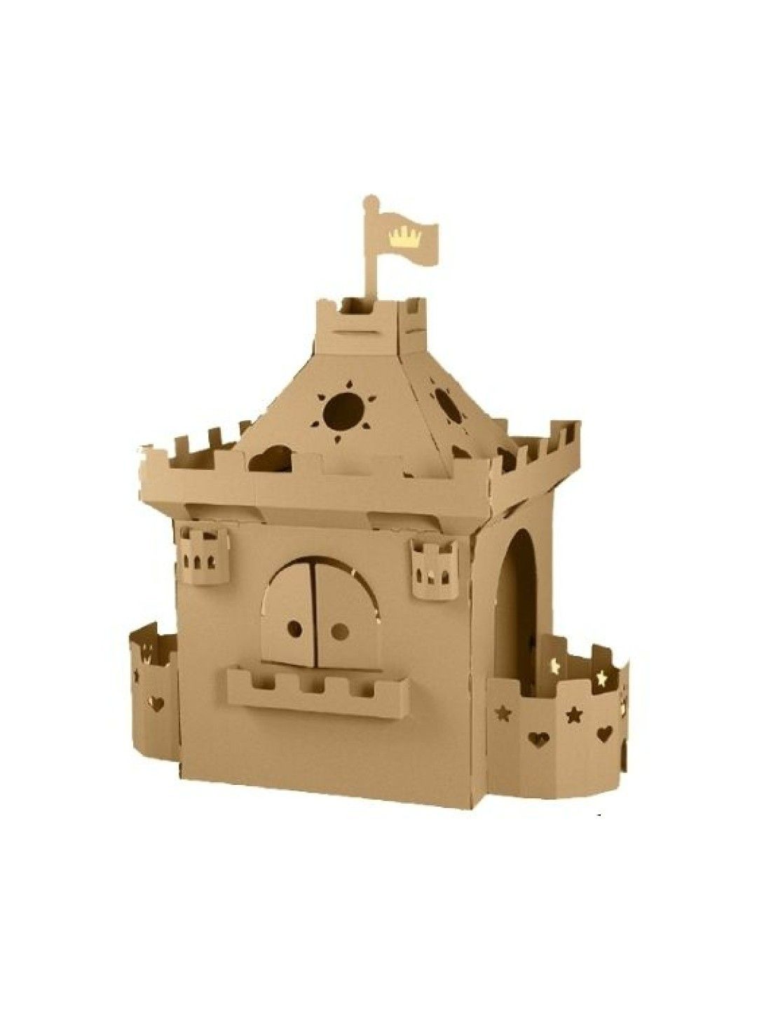 Discover Living Ph Do It Yourself (DIY) Cardboard Craft Kit - Castle (No Color- Image 1)