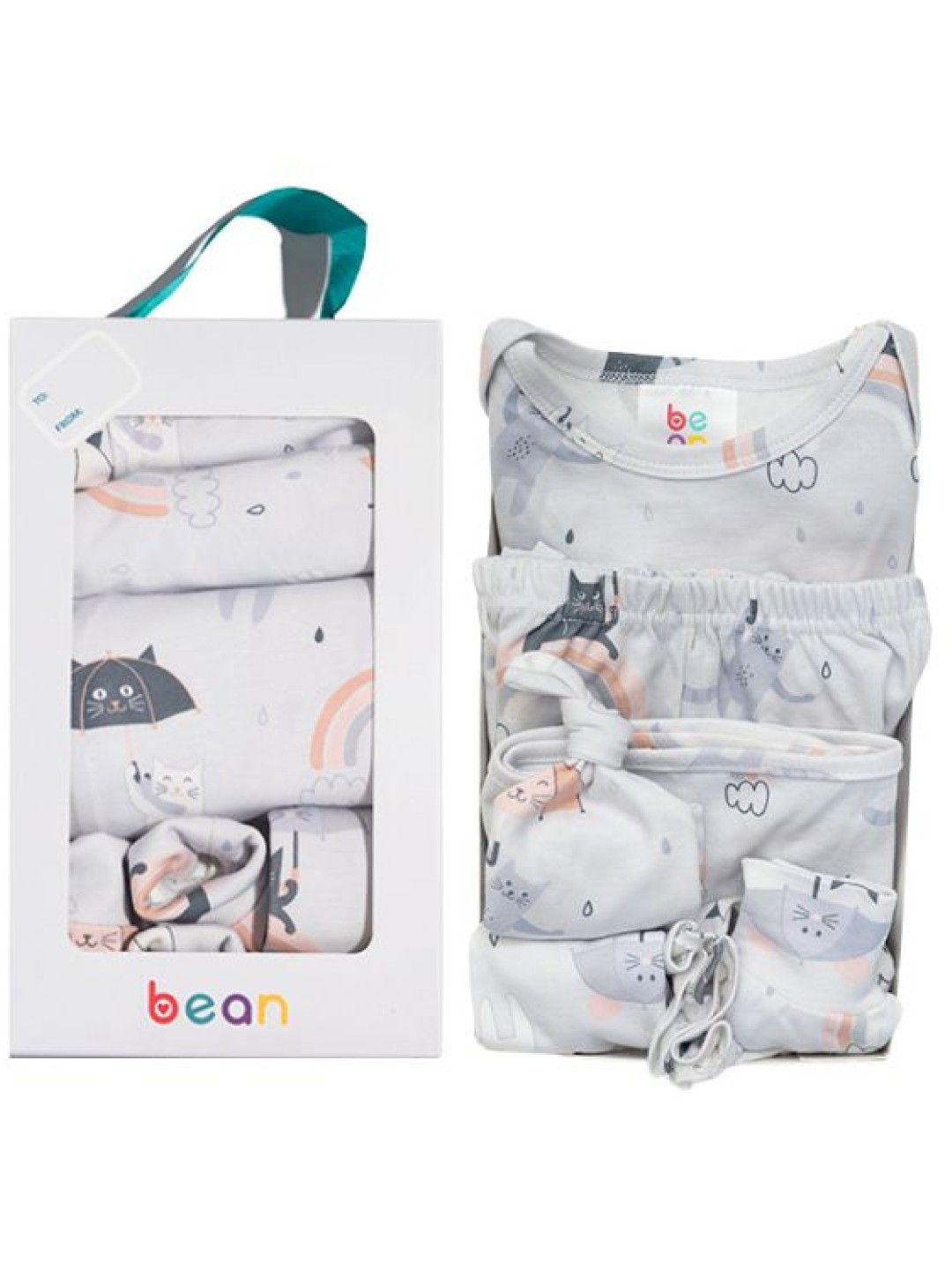 bean fashion Baby Wear Gift Set 7 pcs (Cat- Image 3)