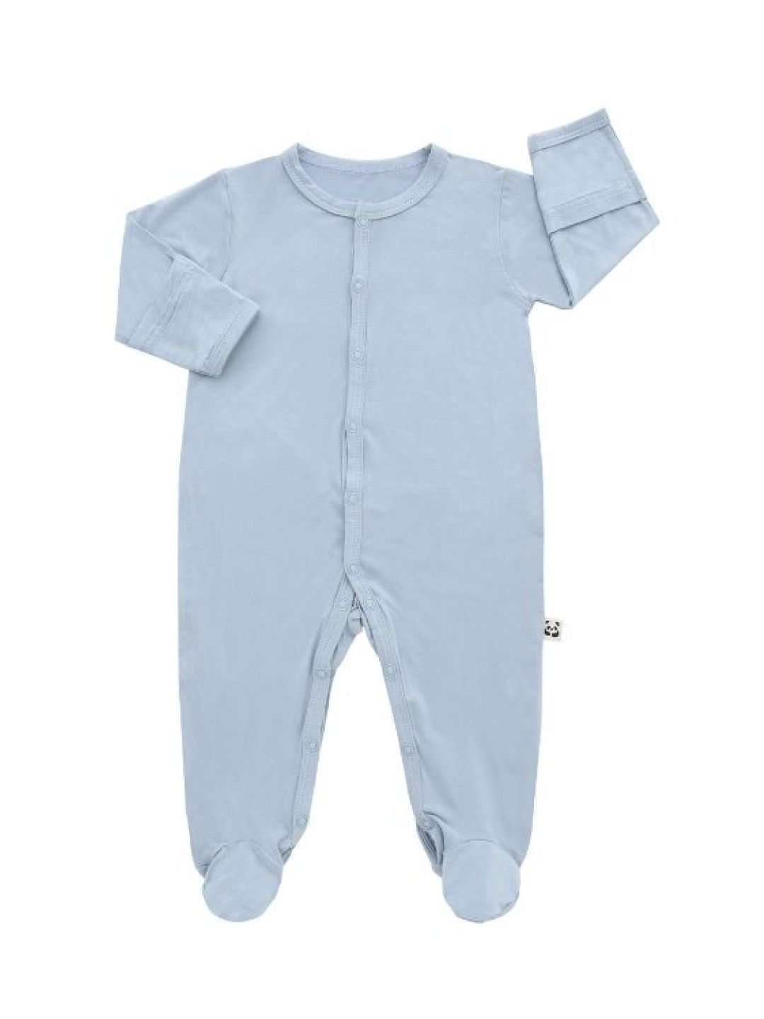 Bamberry Baby Footed Romper (Cerulean Blue- Image 1)