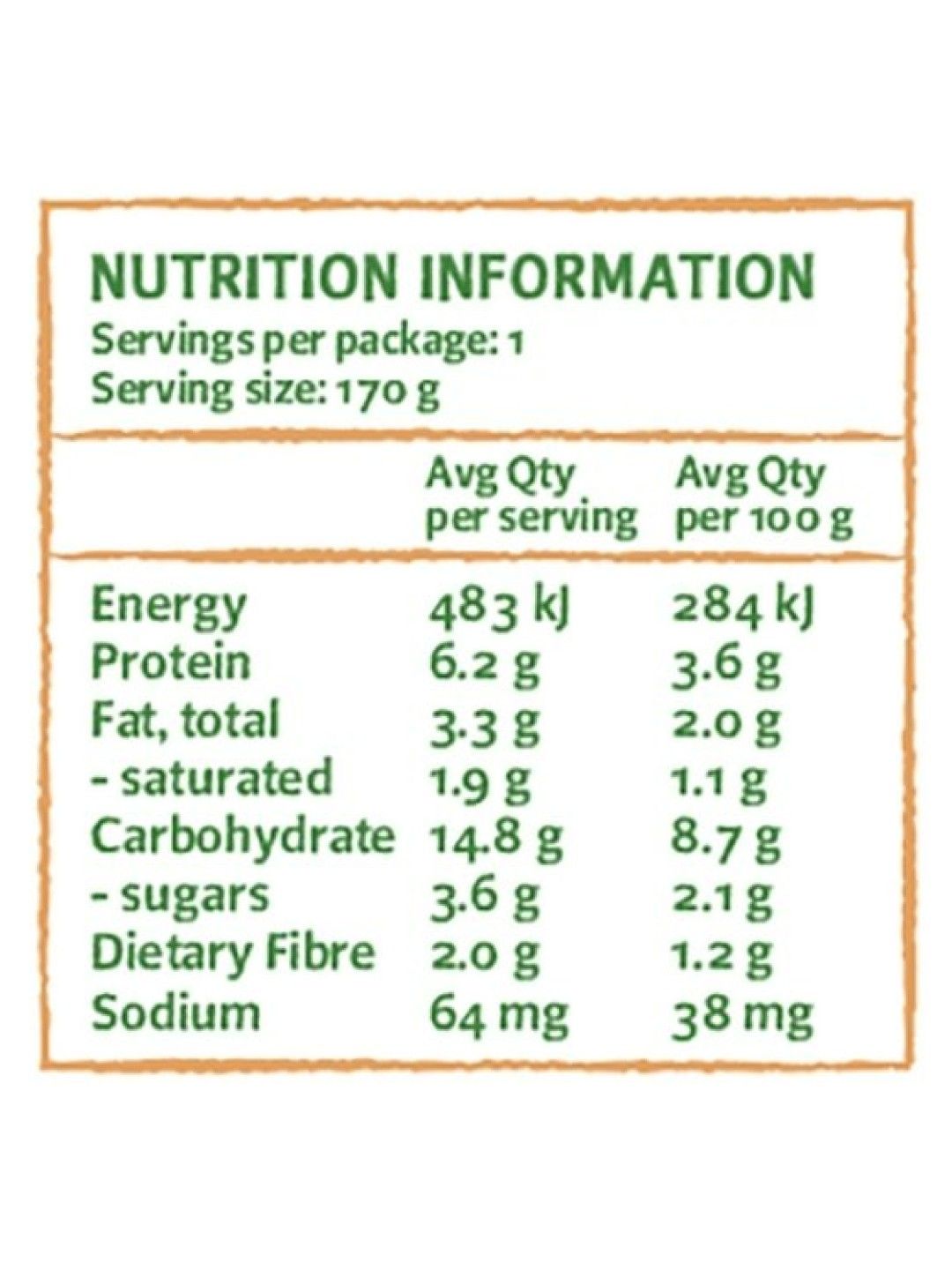 Only Organic Chicken, Vegetables & Star Pasta (170g) (No Color- Image 3)