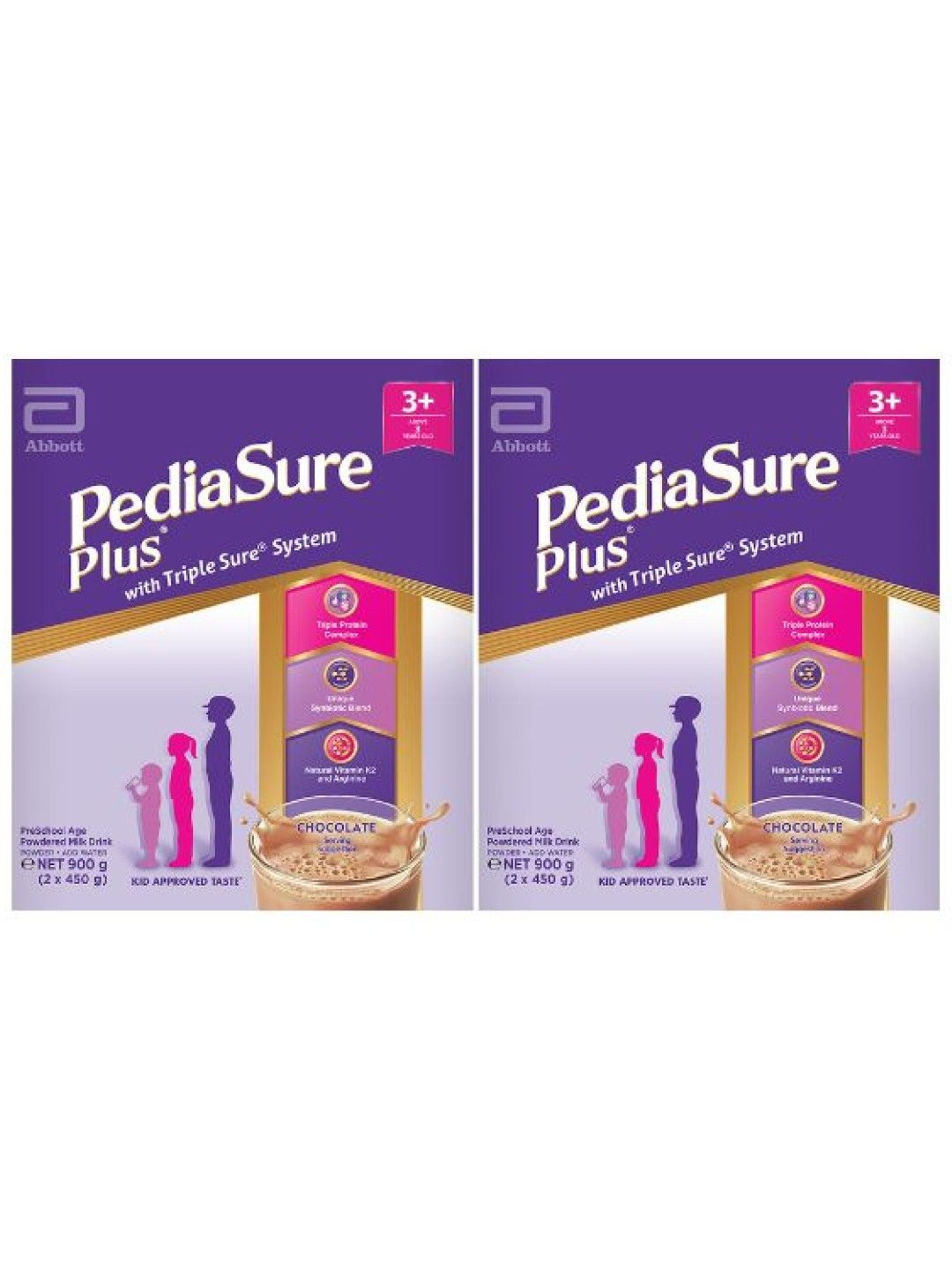 Pediasure Plus Choco For 3 Years Old & Above Bundle of 2 (900g)