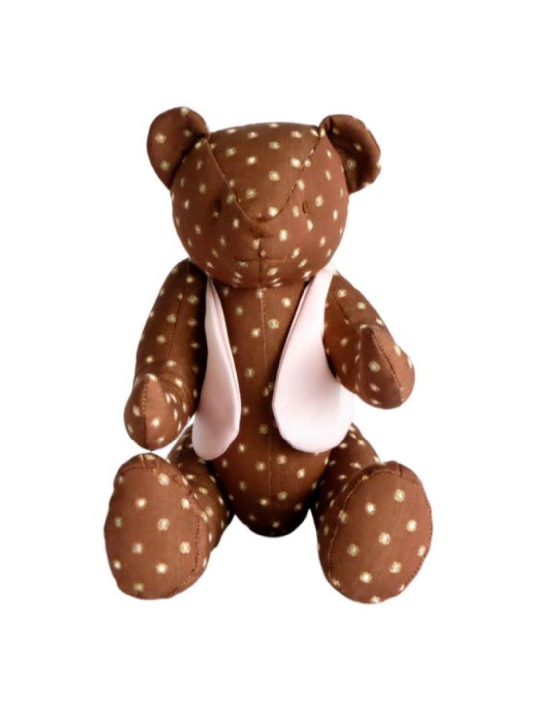 Style Me Little Luxe Heirloom Teddy Bear (Chocolate Dots- Image 1)