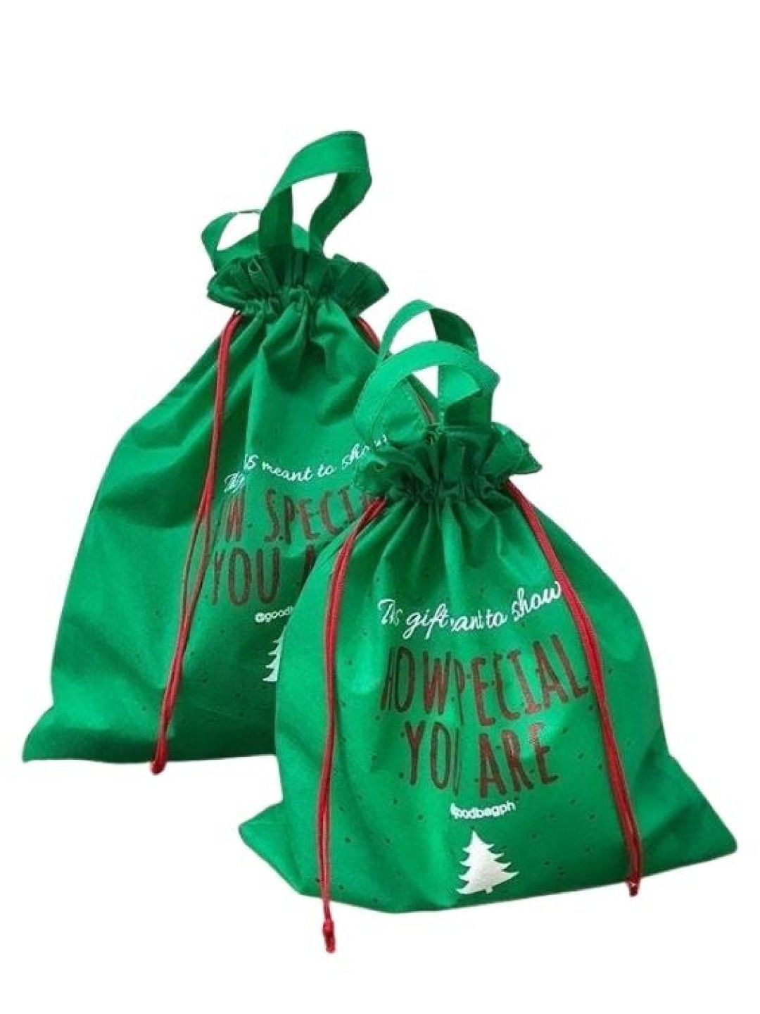 GoodBag PH Christmas Pouches Set (Green- Image 1)